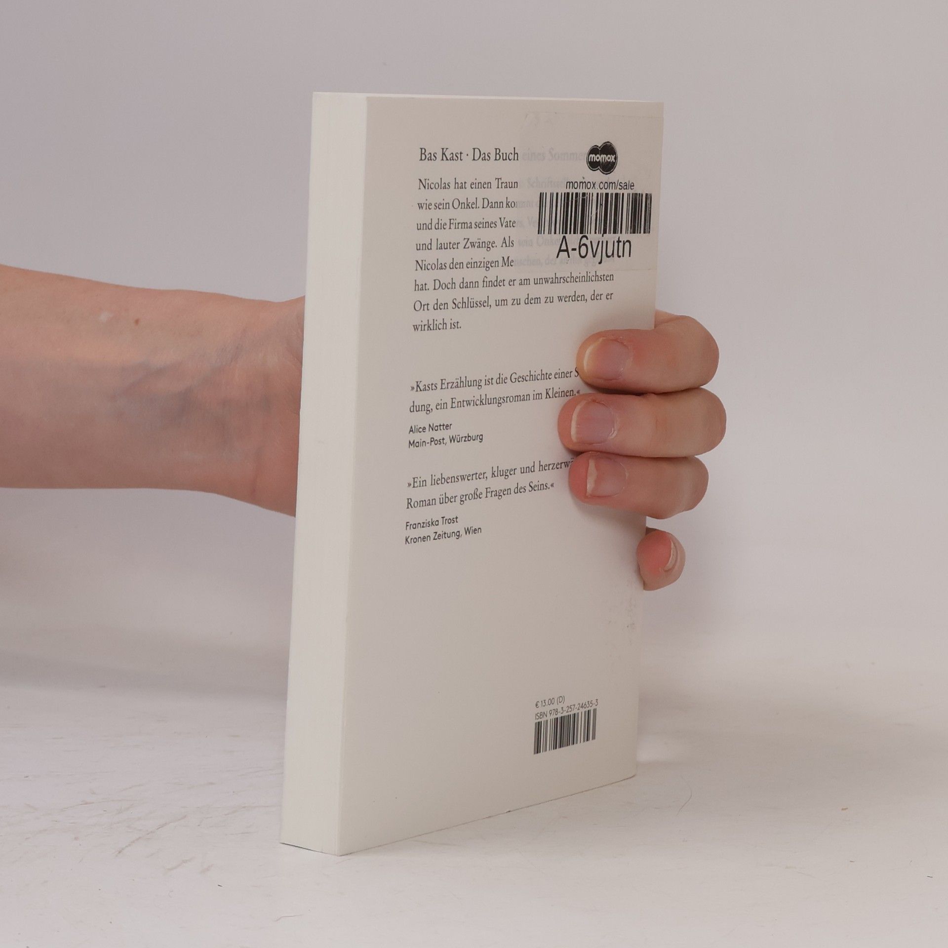 Bas Kast Das Buch eines Sommers
