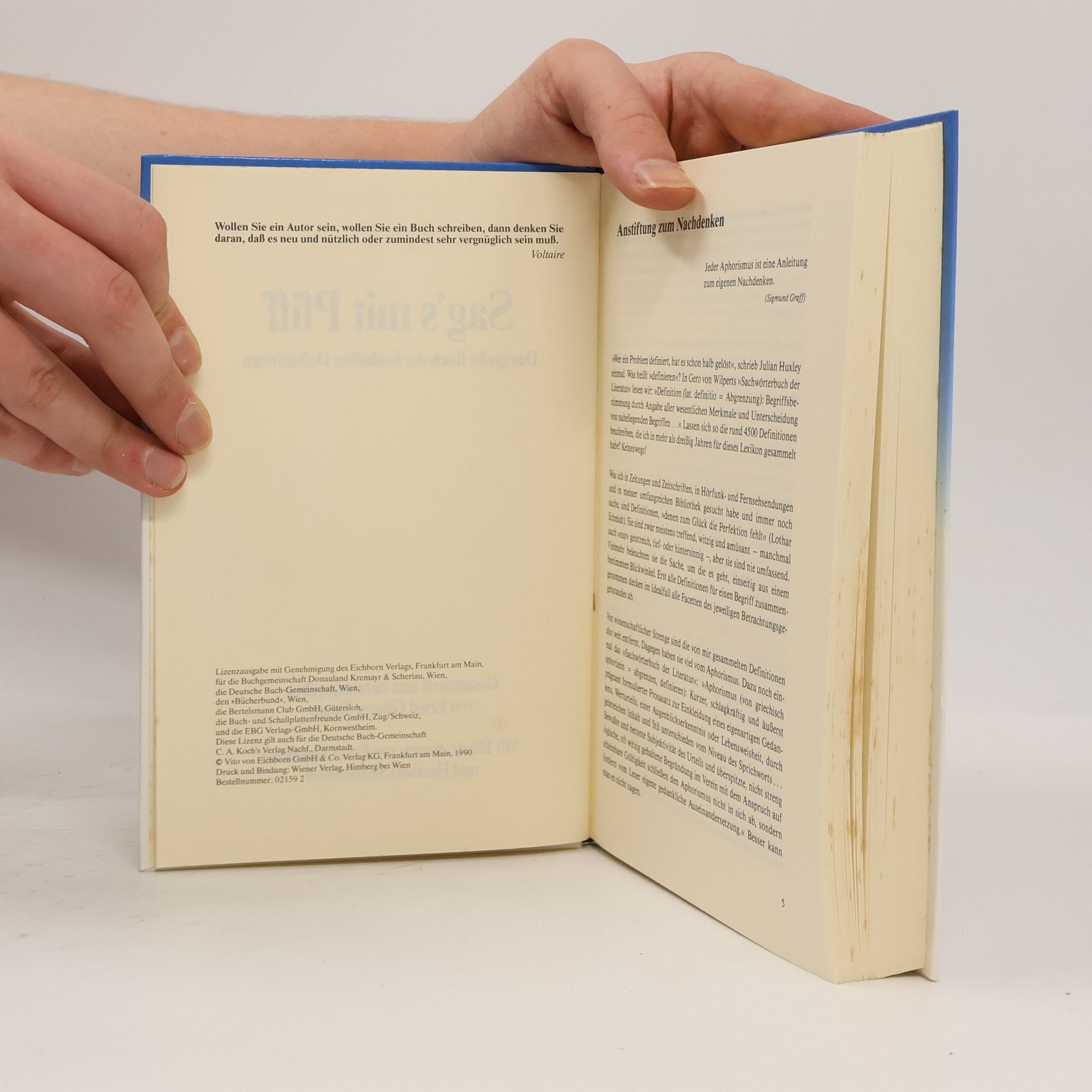 Ernst G. Tange Sag's mit Pfiff: Das große Buch der boshaften Definitionen
