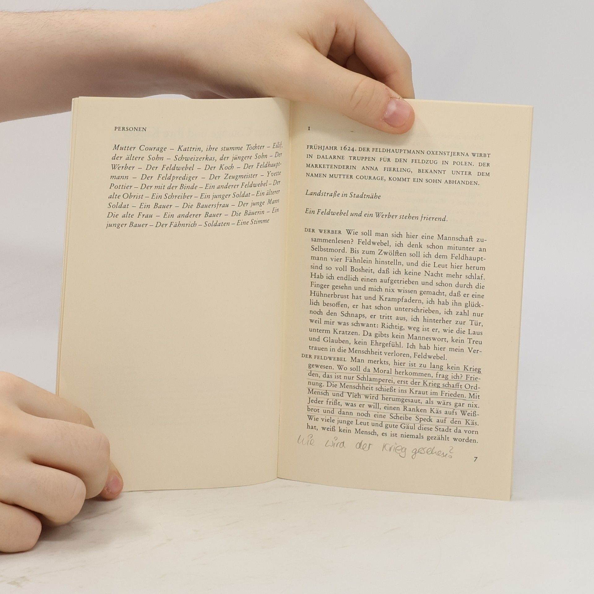 Bertolt Brecht Mutter Courage und ihre Kinder