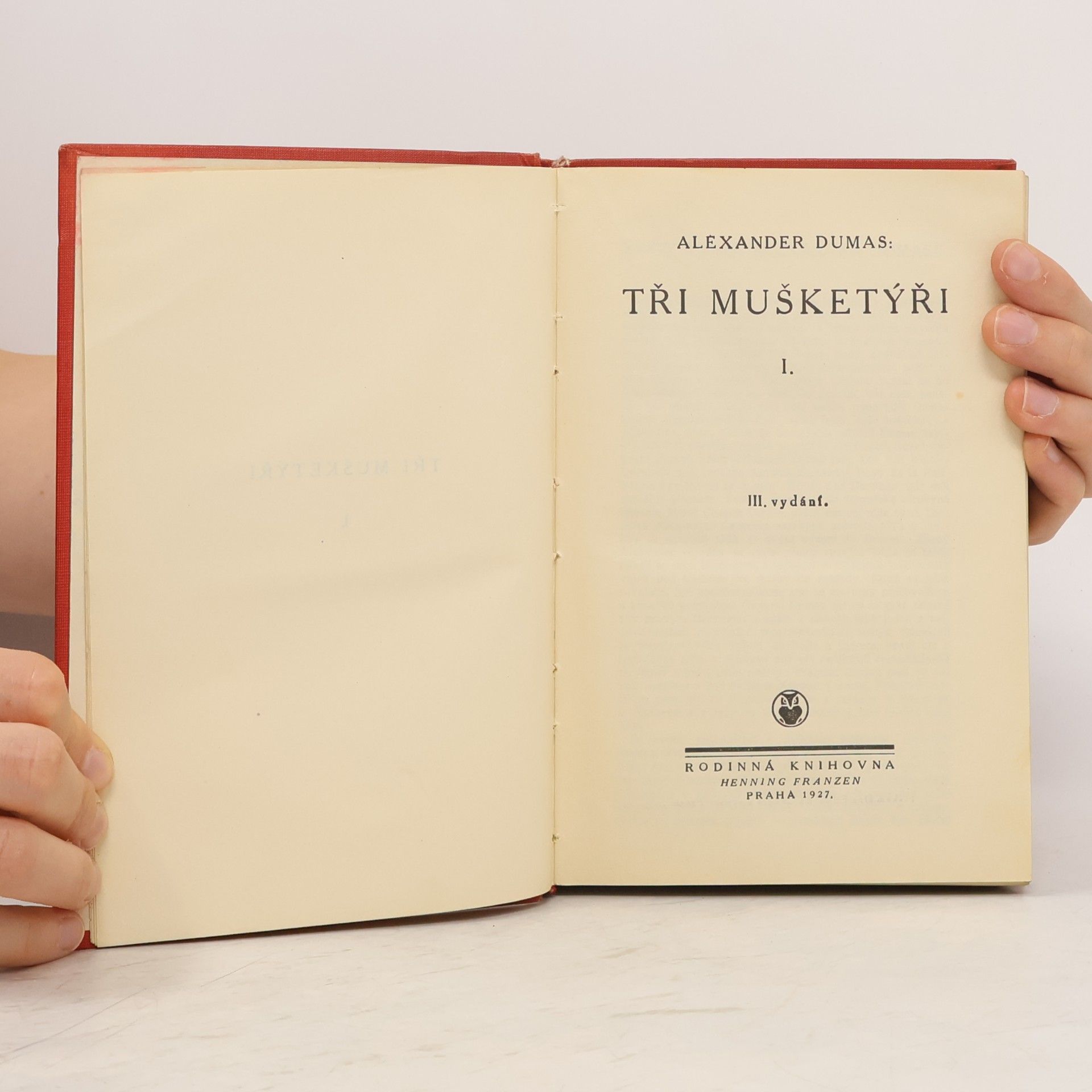 Alexandre Dumas der Ältere Tři mušketýři I.