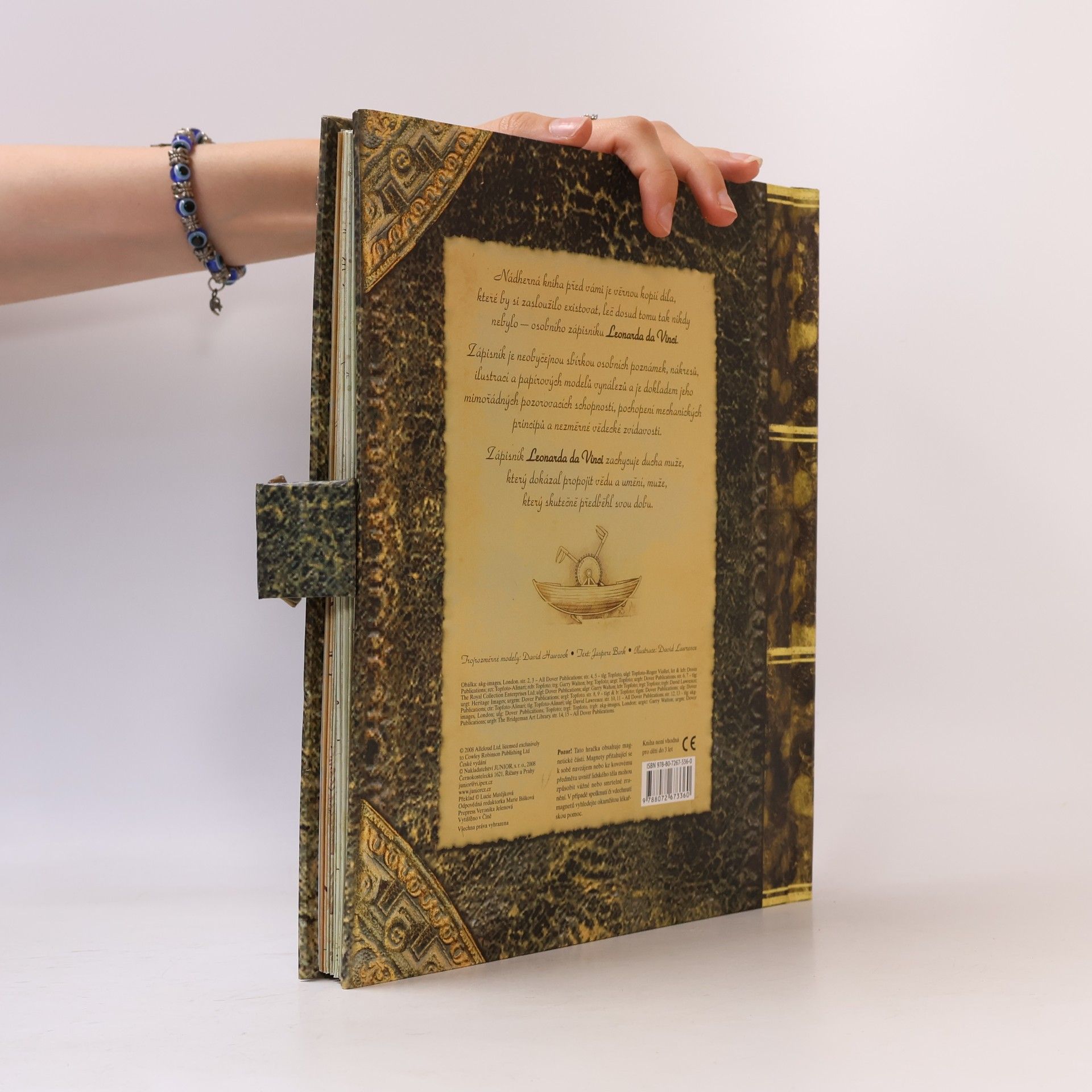 Jaspere Bark Vynálezy Leonarda da Vinci (pop-up leporelo)