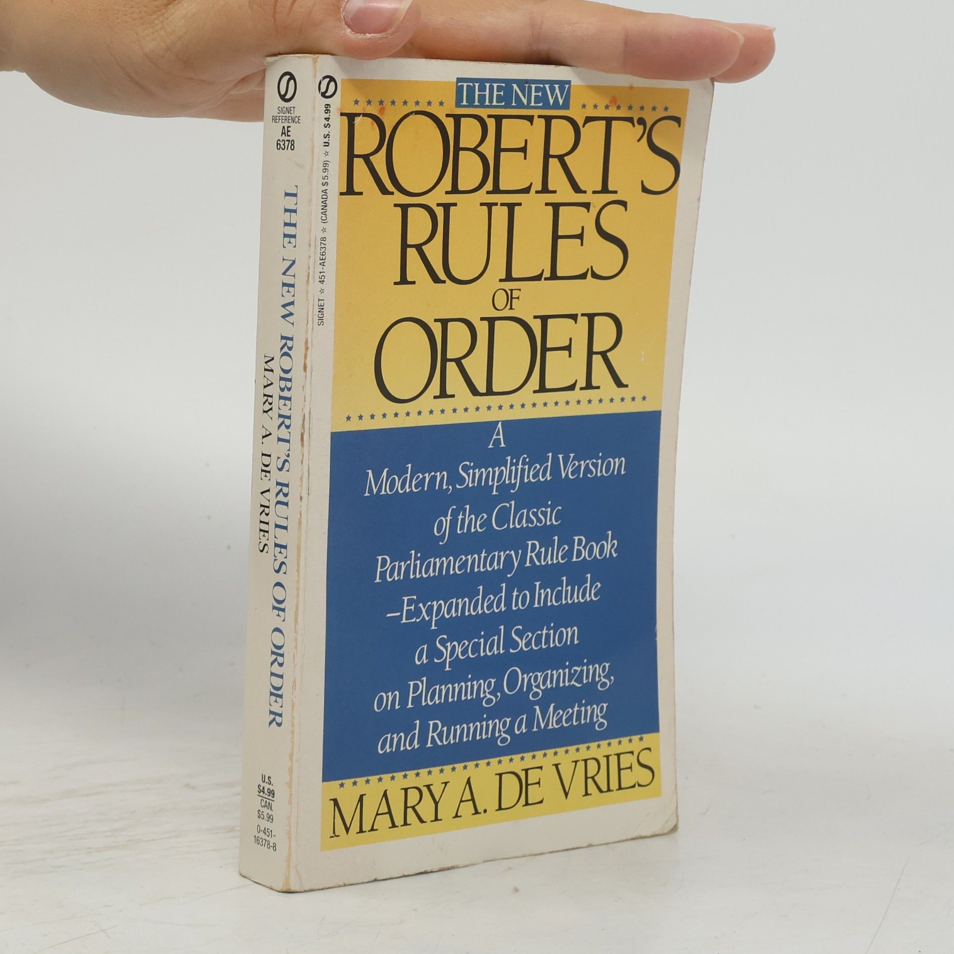 Henry Martyn Robert Signet: The New Robert's Rules of Order
