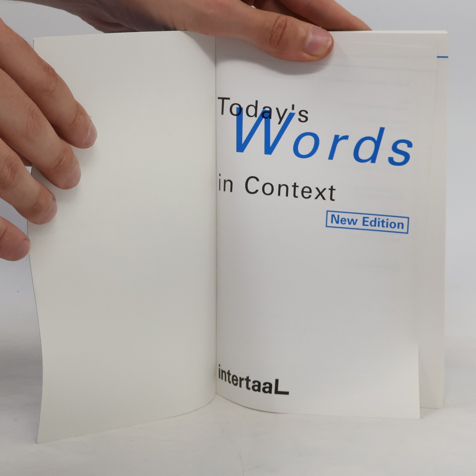 Auteurscollectief Today's Words in Context