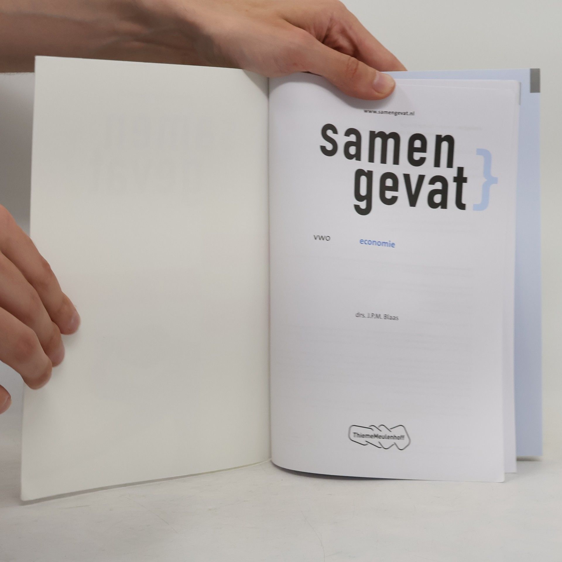 J.P.M. Blaas Samengevat economie vwo