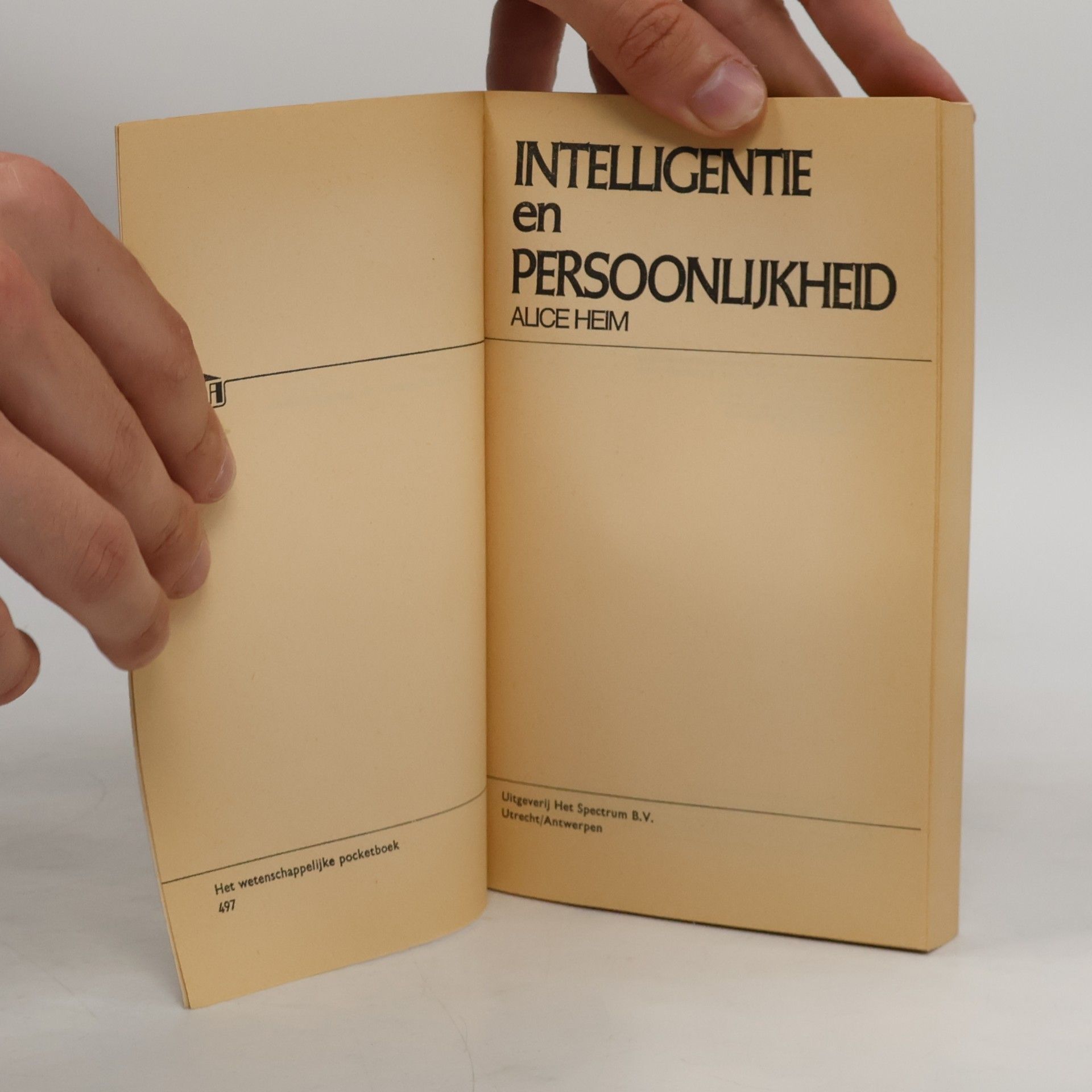 Alice Heim Intelligentie en persoonlijkheid
