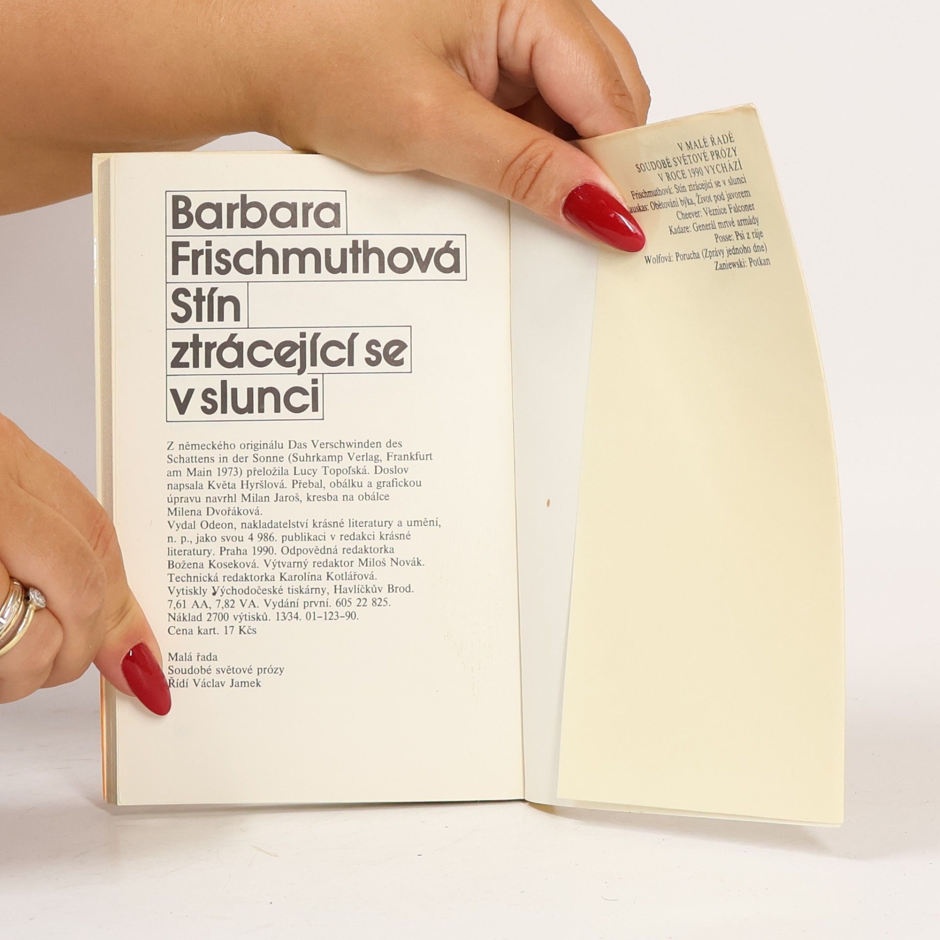 Barbara Frischmuth Stín ztrácející se v slunci