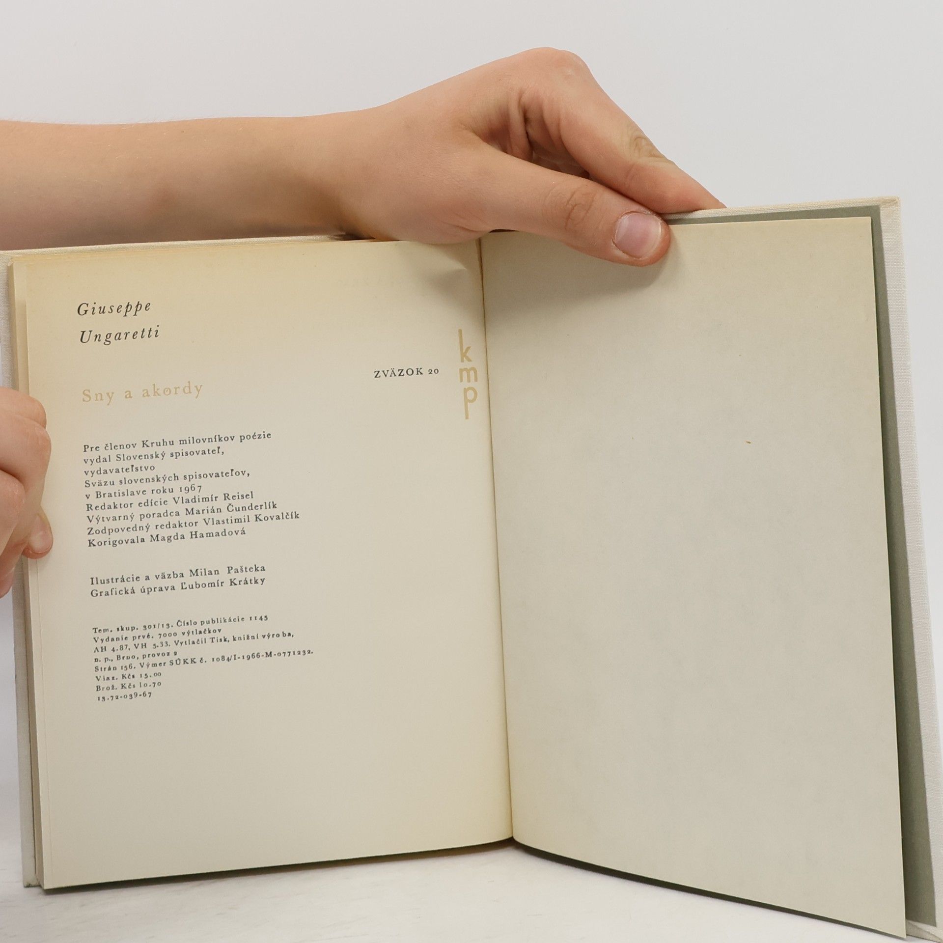 Giuseppe Ungaretti Sny a akordy
