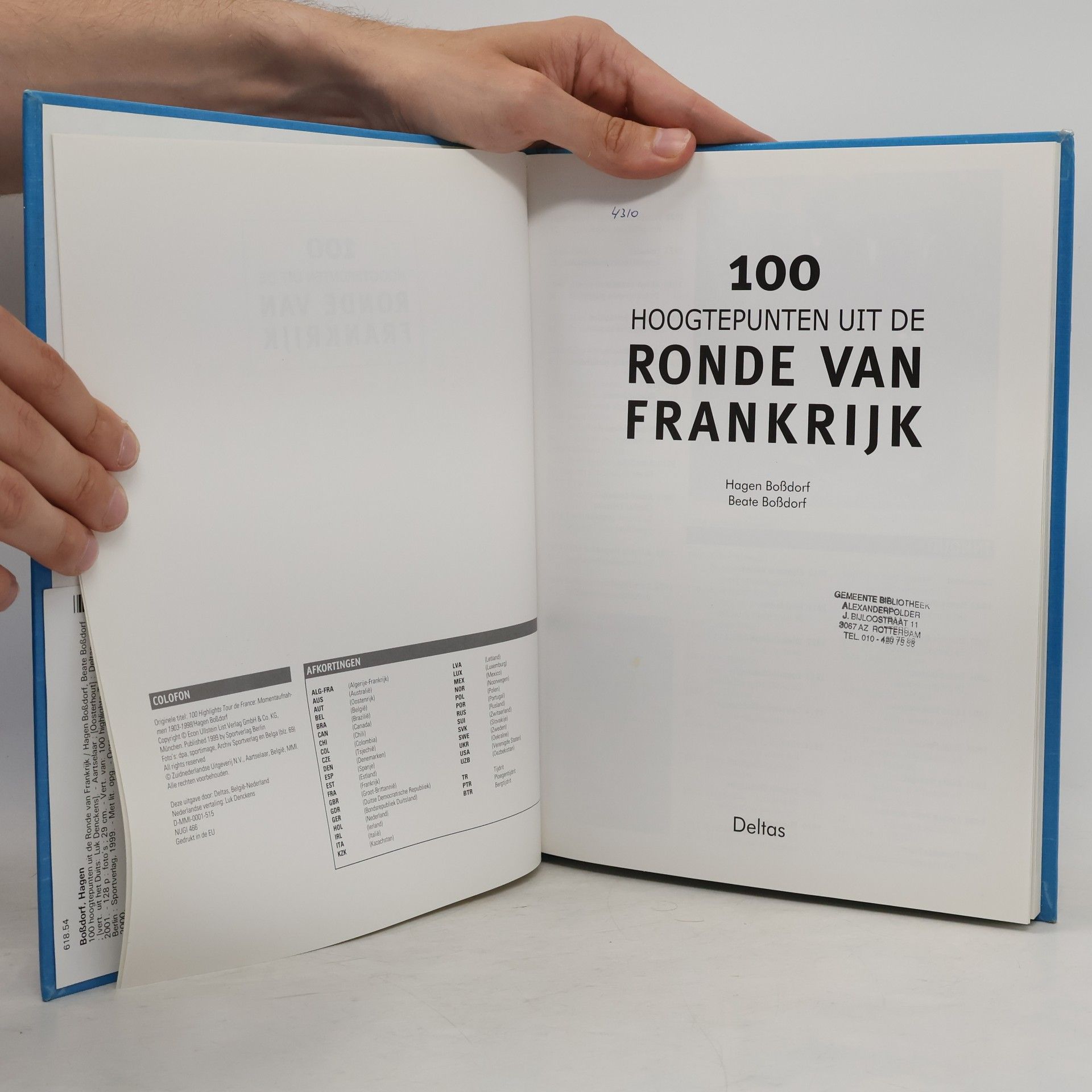 Hagen Boßdorf 100 Hoogtepunten uit de Ronde van Frankrijk