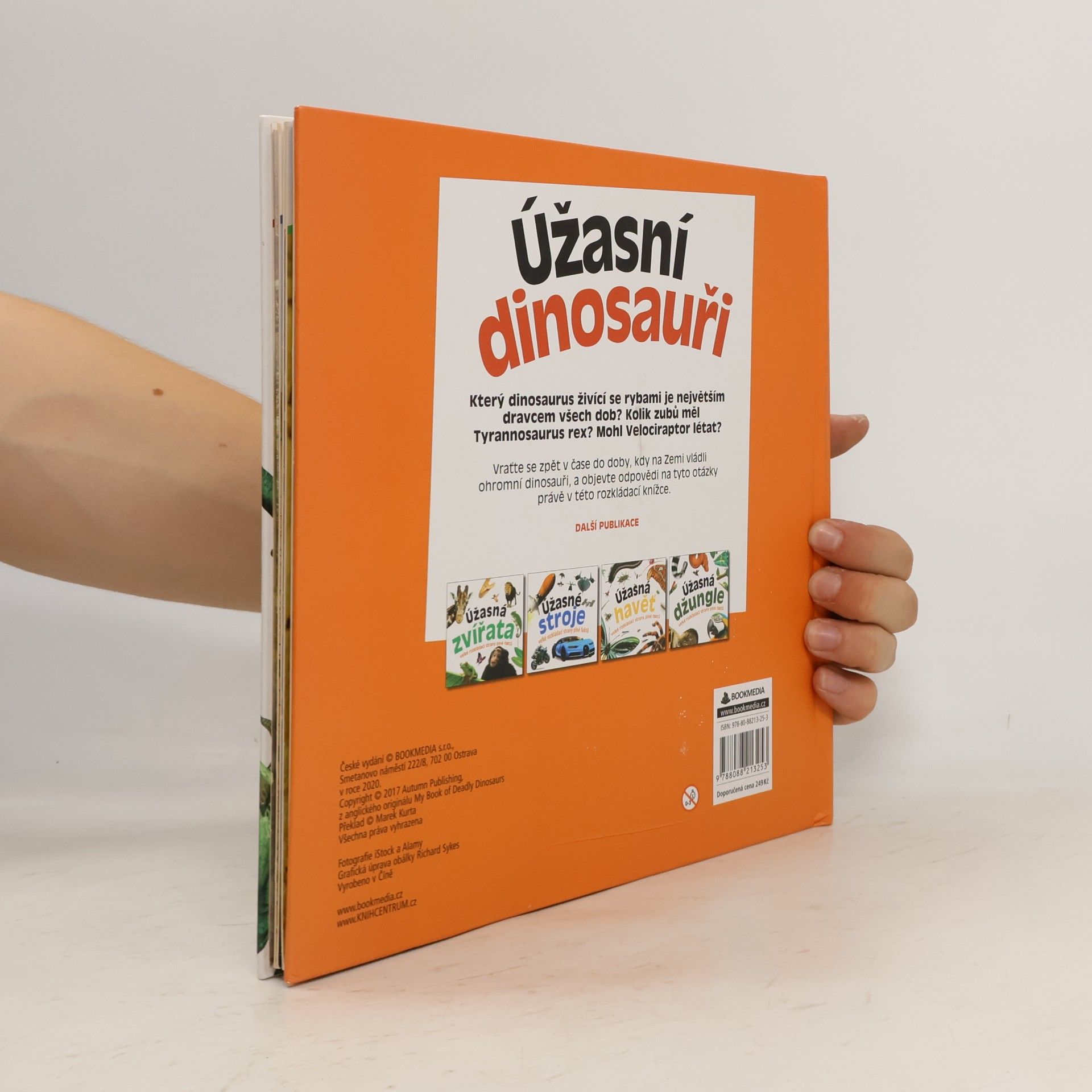 Marek Kurta Úžasní dinosauři : velké rozkládací strany plné faktů
