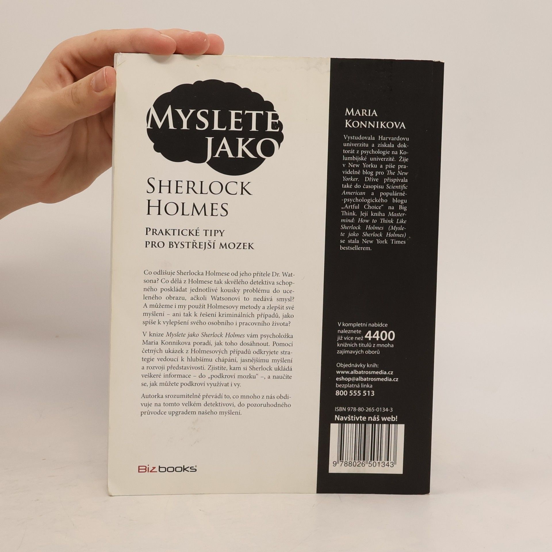 Maria Konnikova Myslete jako Sherlock Holmes