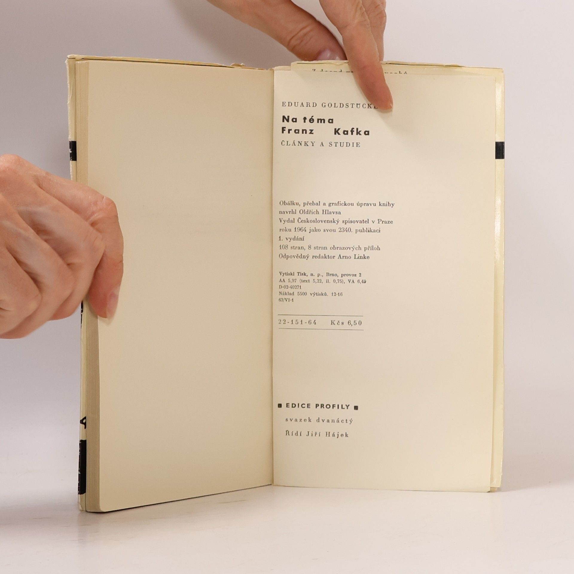 Eduard Goldstücker Na téma Franz Kafka