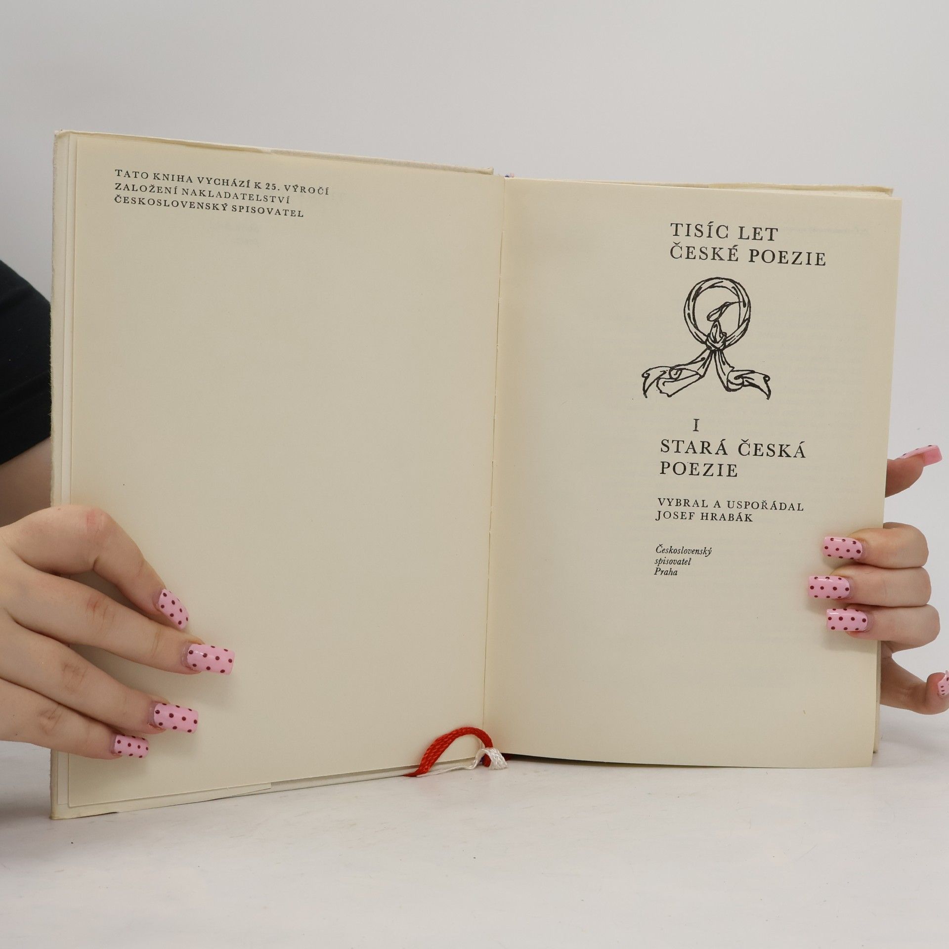 Josef Hrabák Tisíc let české pozie I.
