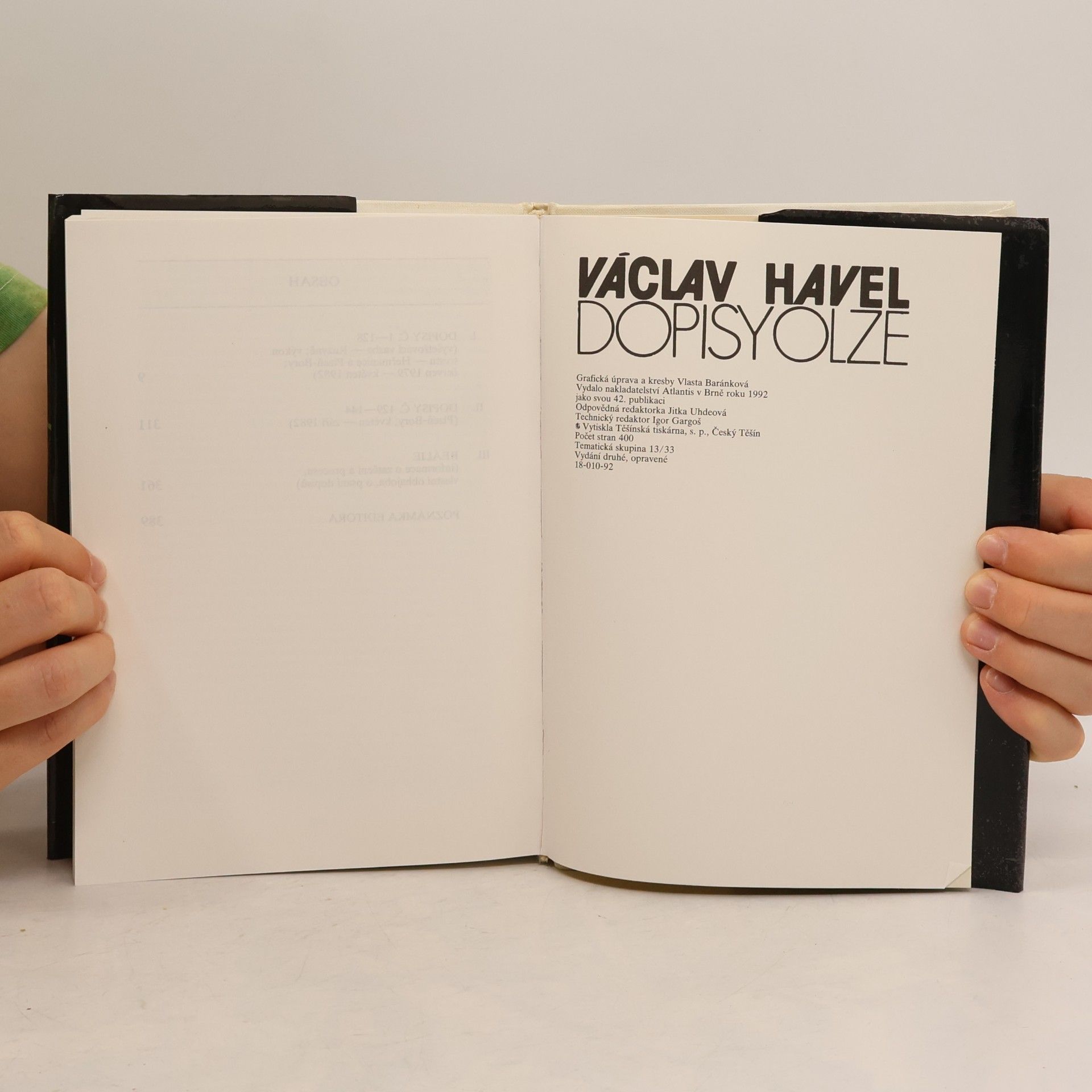 Václav Havel Dopisy Olze