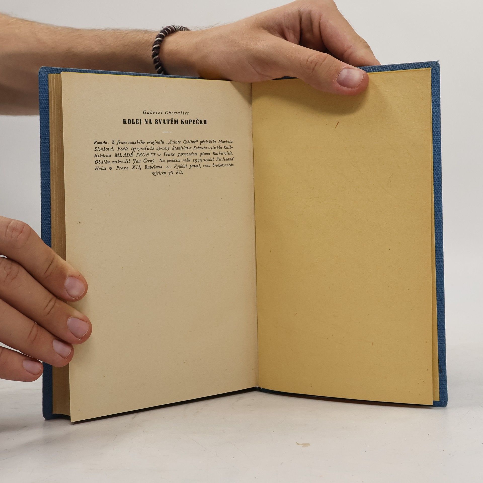 Gabriel Chevallier Kolej na svatém kopečku