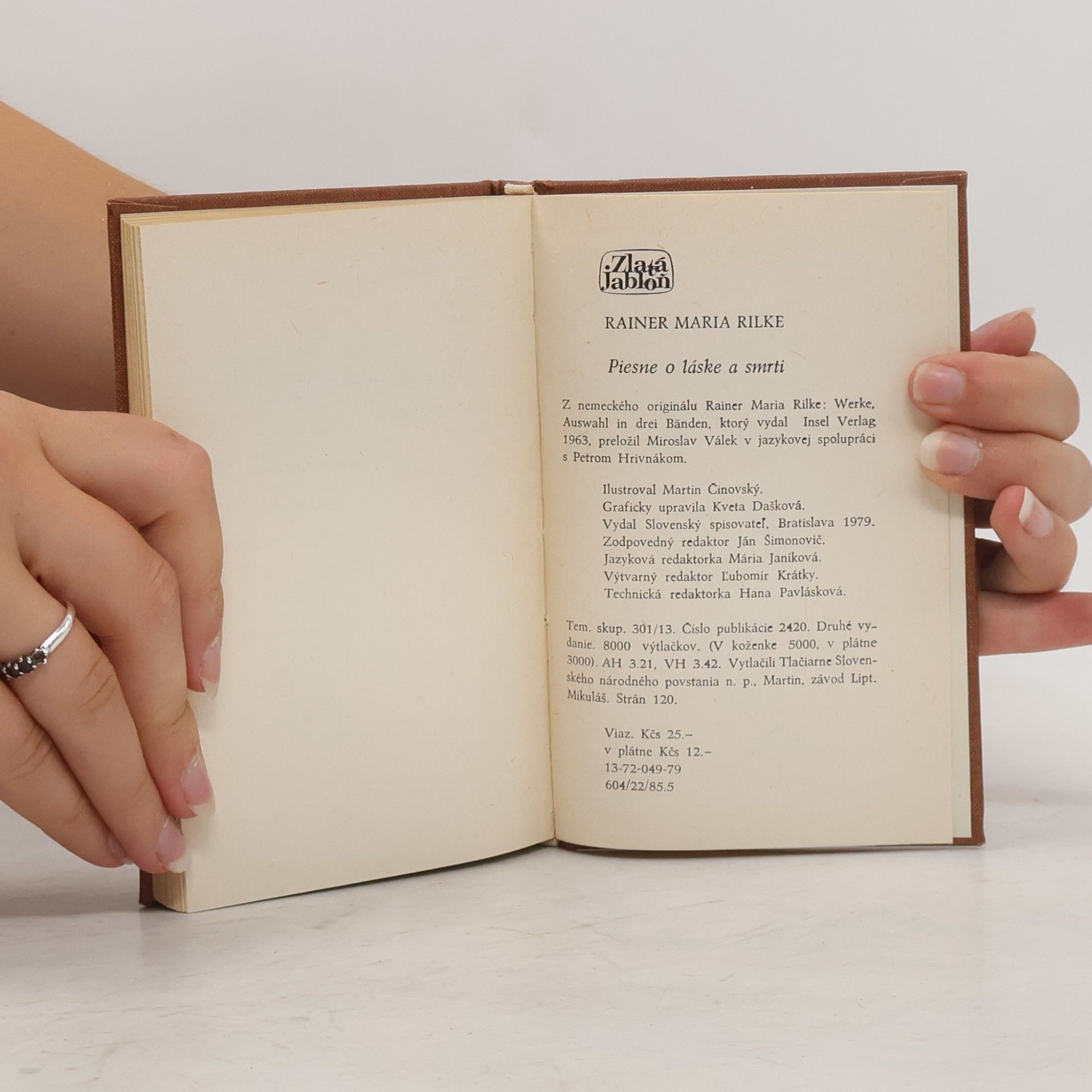 Rainer Maria Rilke Piesne o láske a smrti