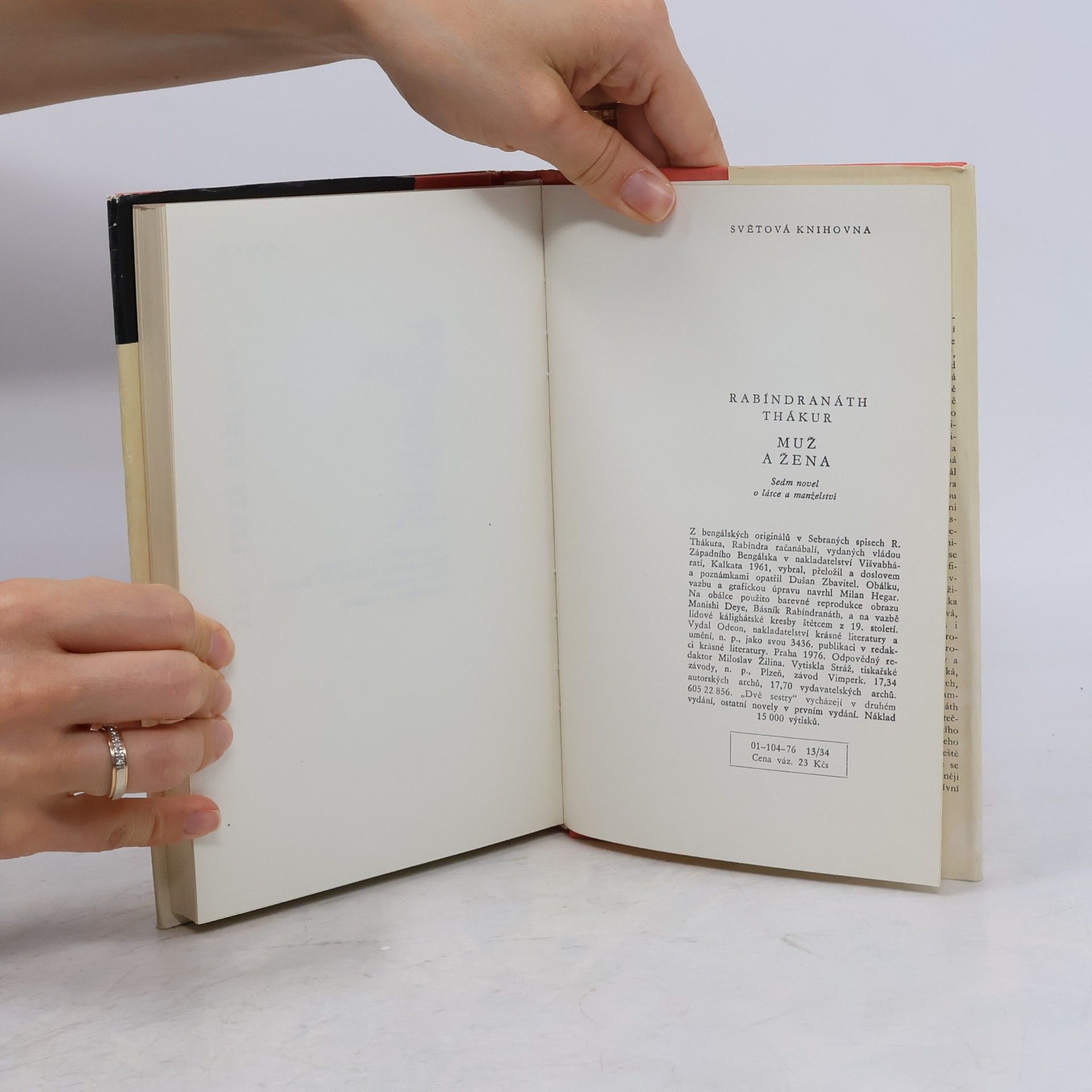 Rabindranath Tagore Muž a žena