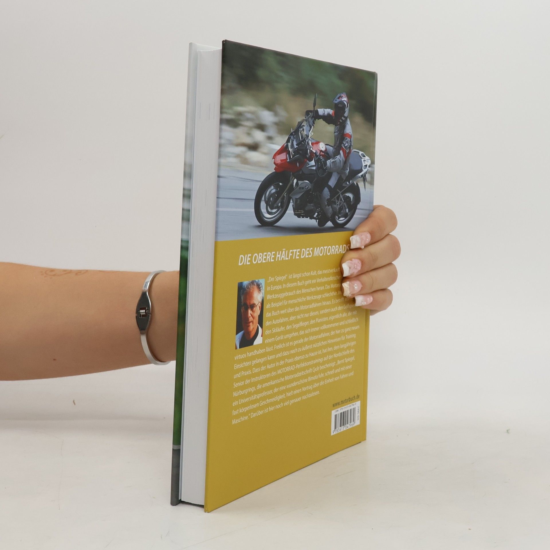 Bernt Spiegel Die obere Hälfte des Motorrads