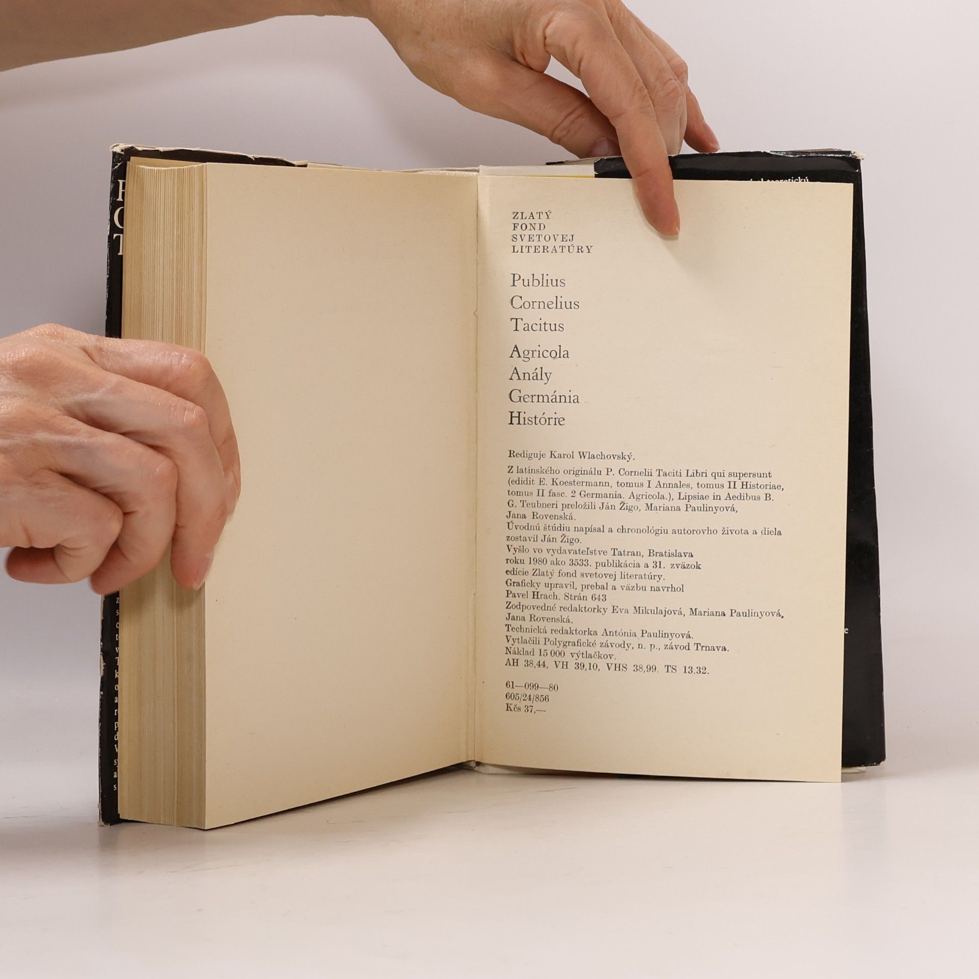 Tacitus Agricola. Anály. Germánia. Histórie