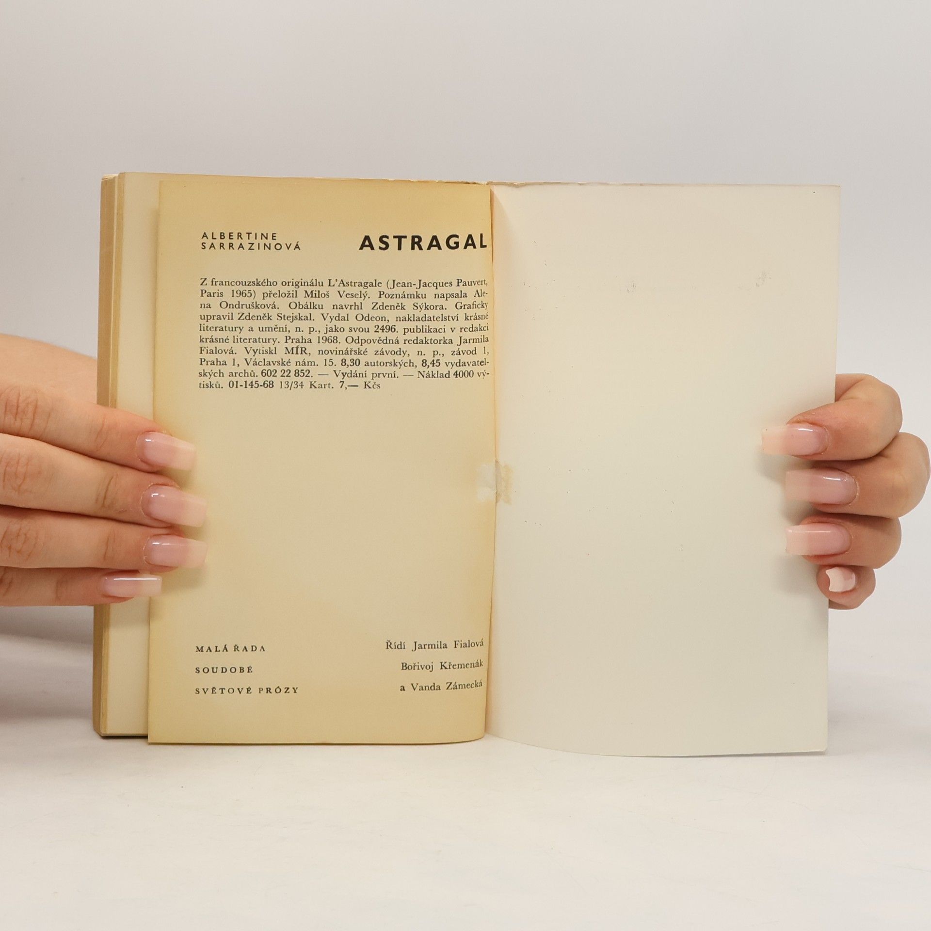 Albertine Sarrazin Astragal