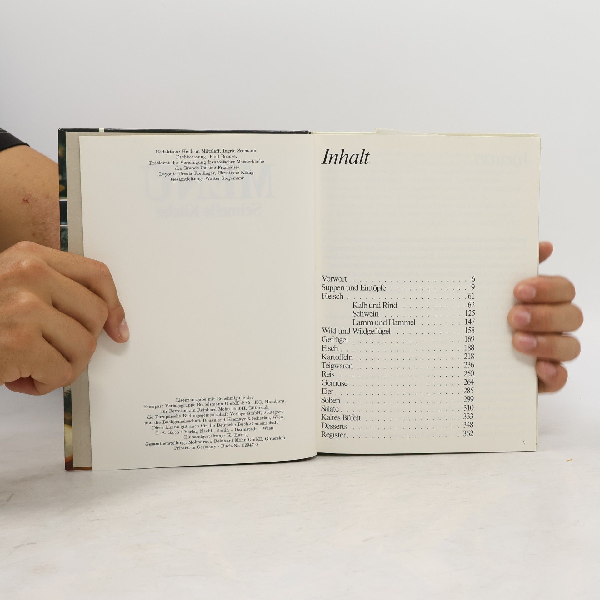 Ingrid Seemann Menu. Schnelle Küche