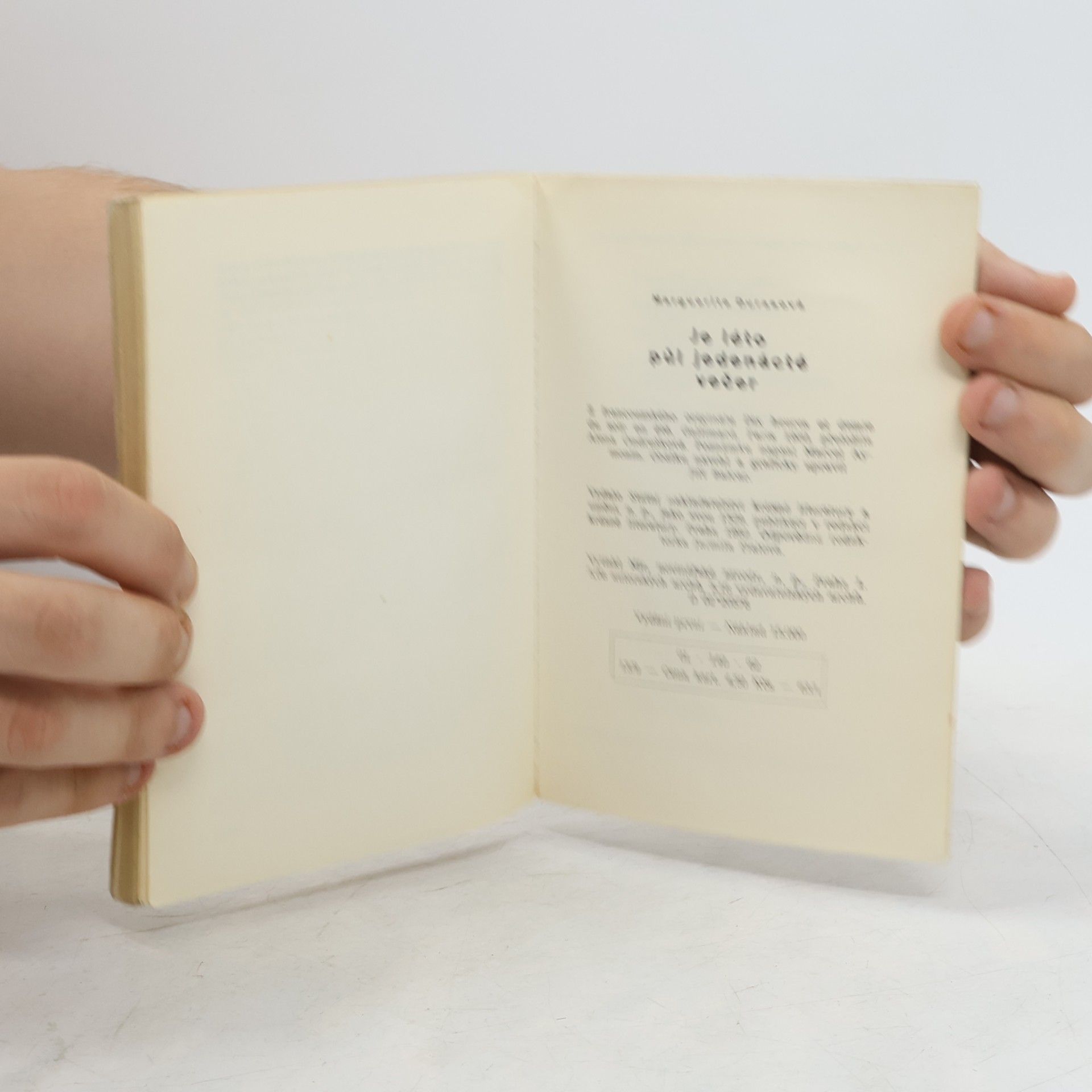 Marguerite Duras Je léto, půl jedenácté večer