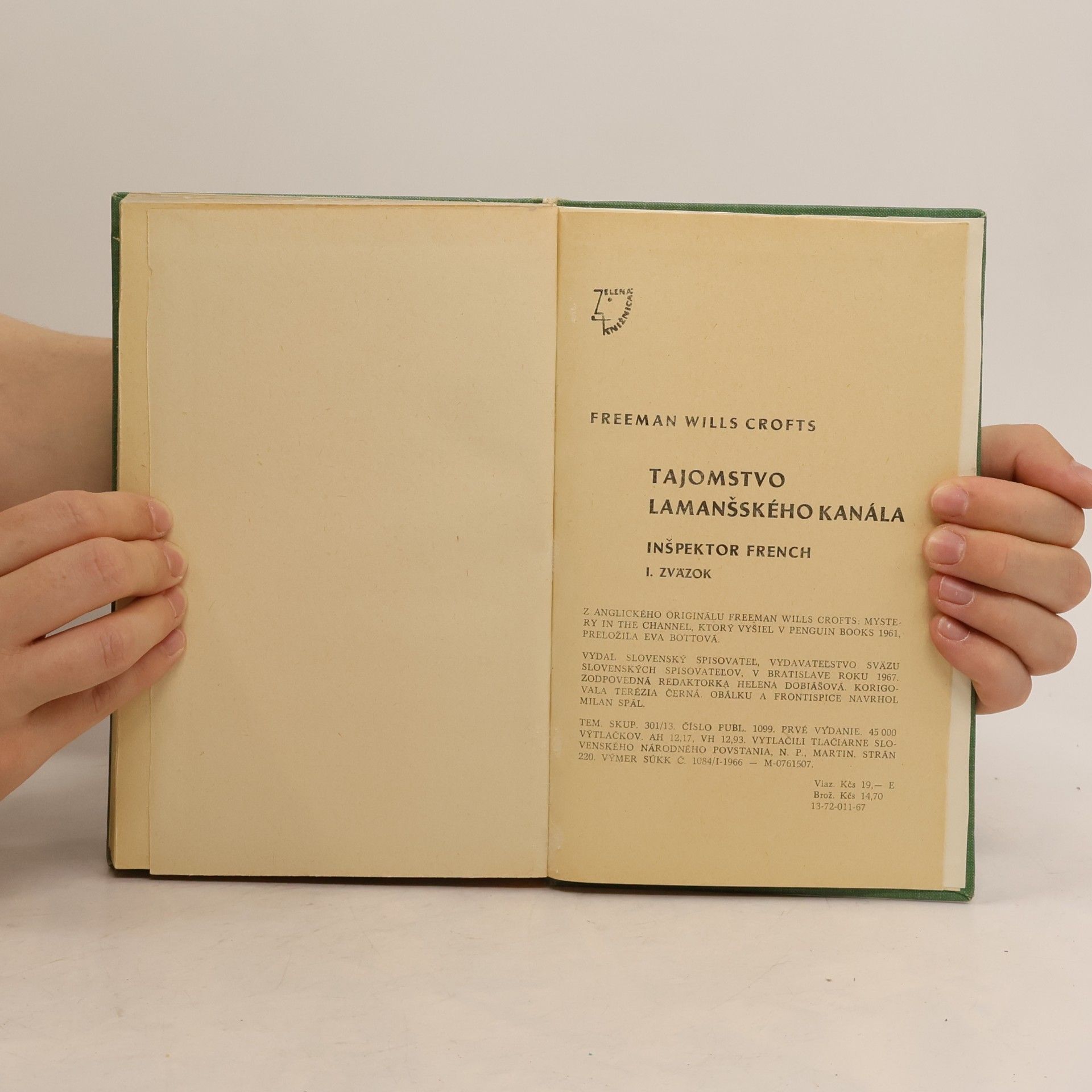 Freeman Wills Crofts Tajomstvo Lamanšského kanála. Inšpektor French. I. zväzok