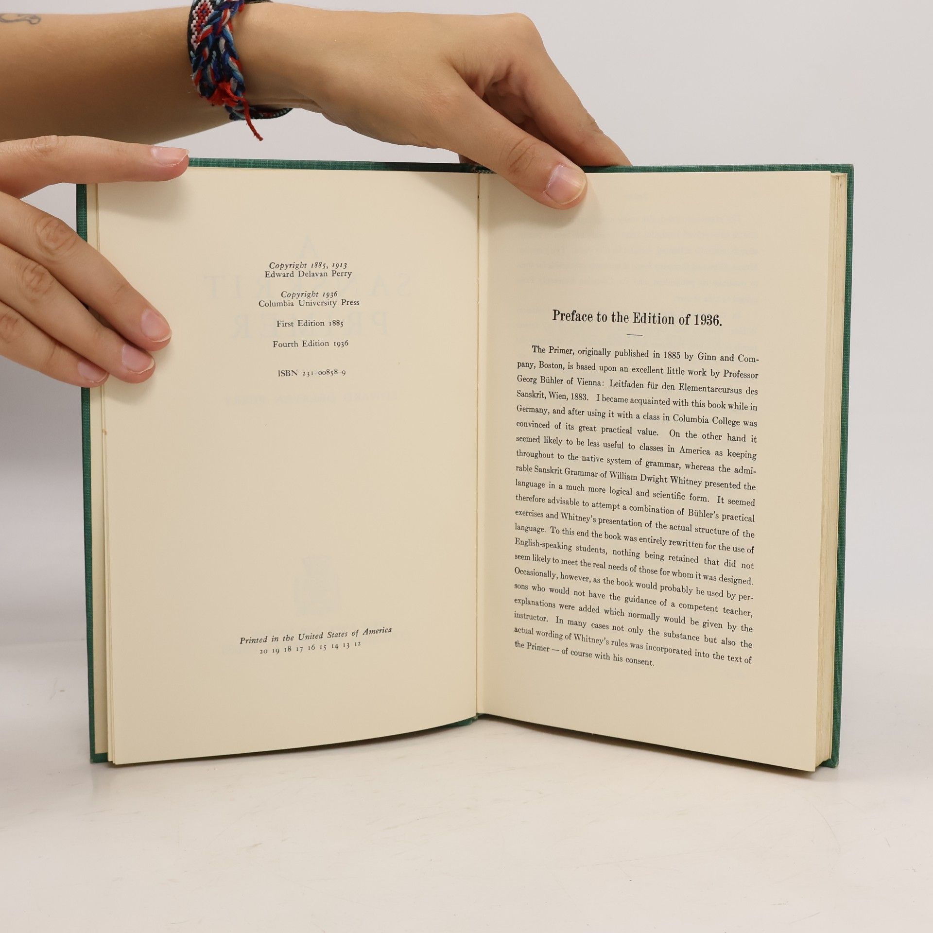 Edward Delavan Perry A Sanskrit Primer