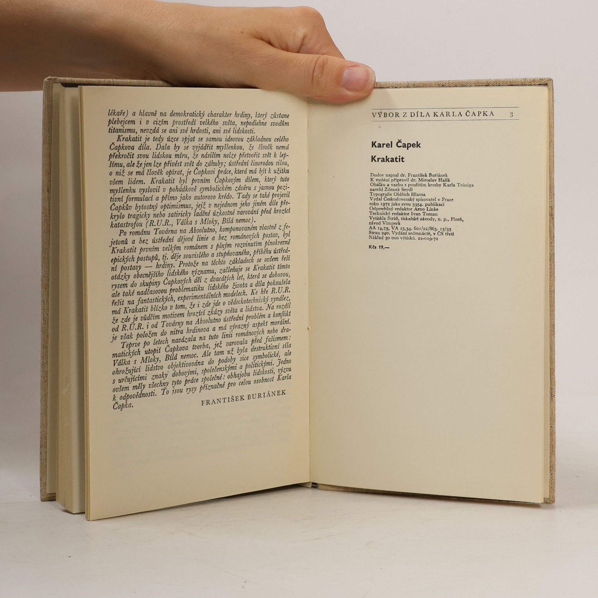 Karel Čapek Krakatit