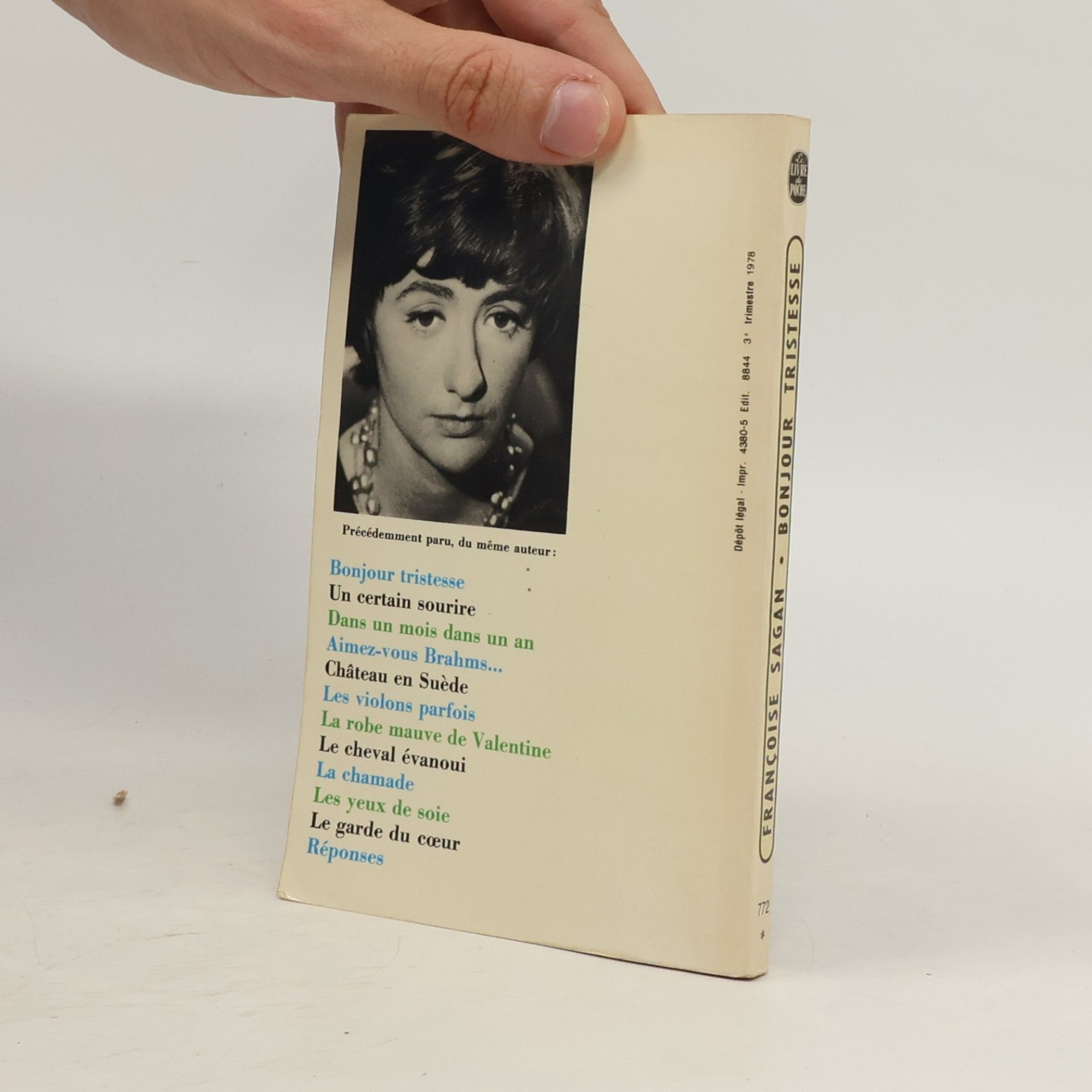 Françoise Sagan Bonjour Tristesse