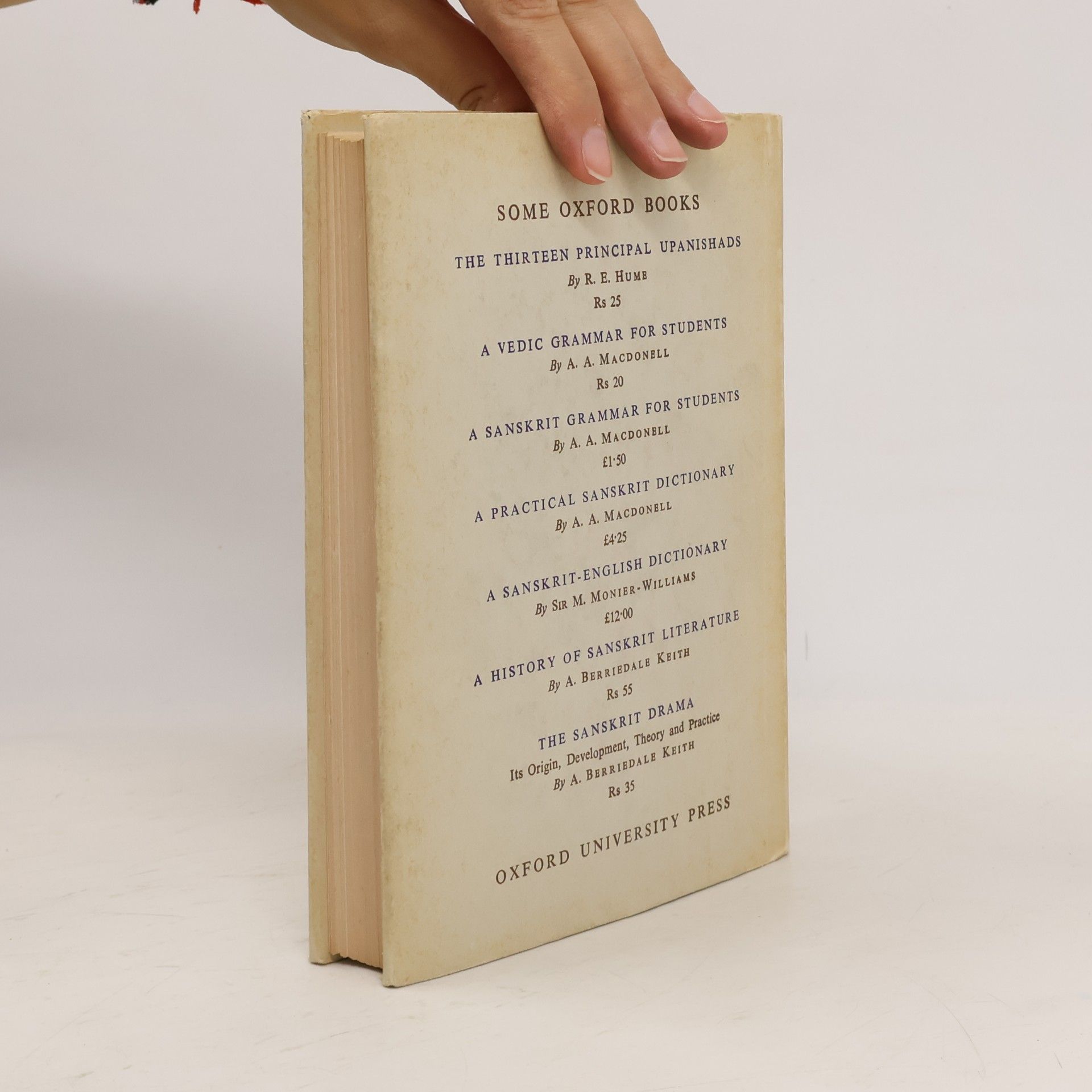 Arthur Anthony MacDonell A Vedic Reader for Students