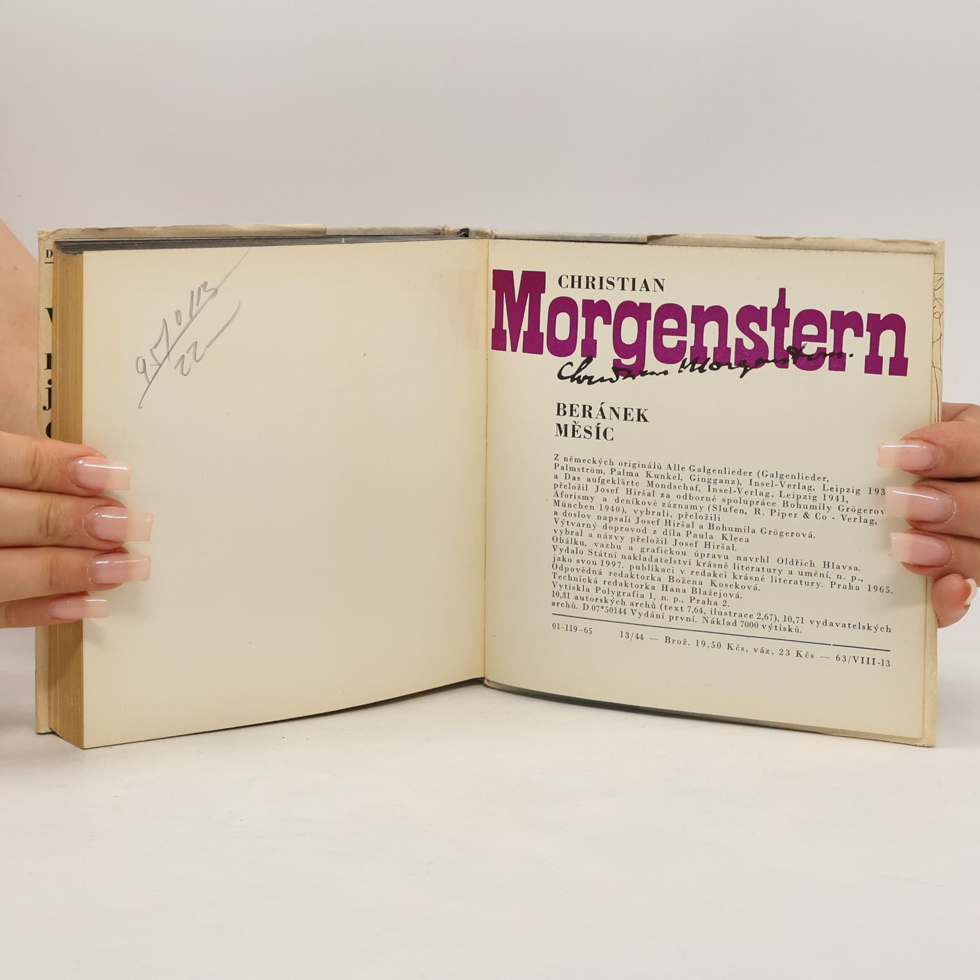 Christian Morgenstern Beránek. Měsíc