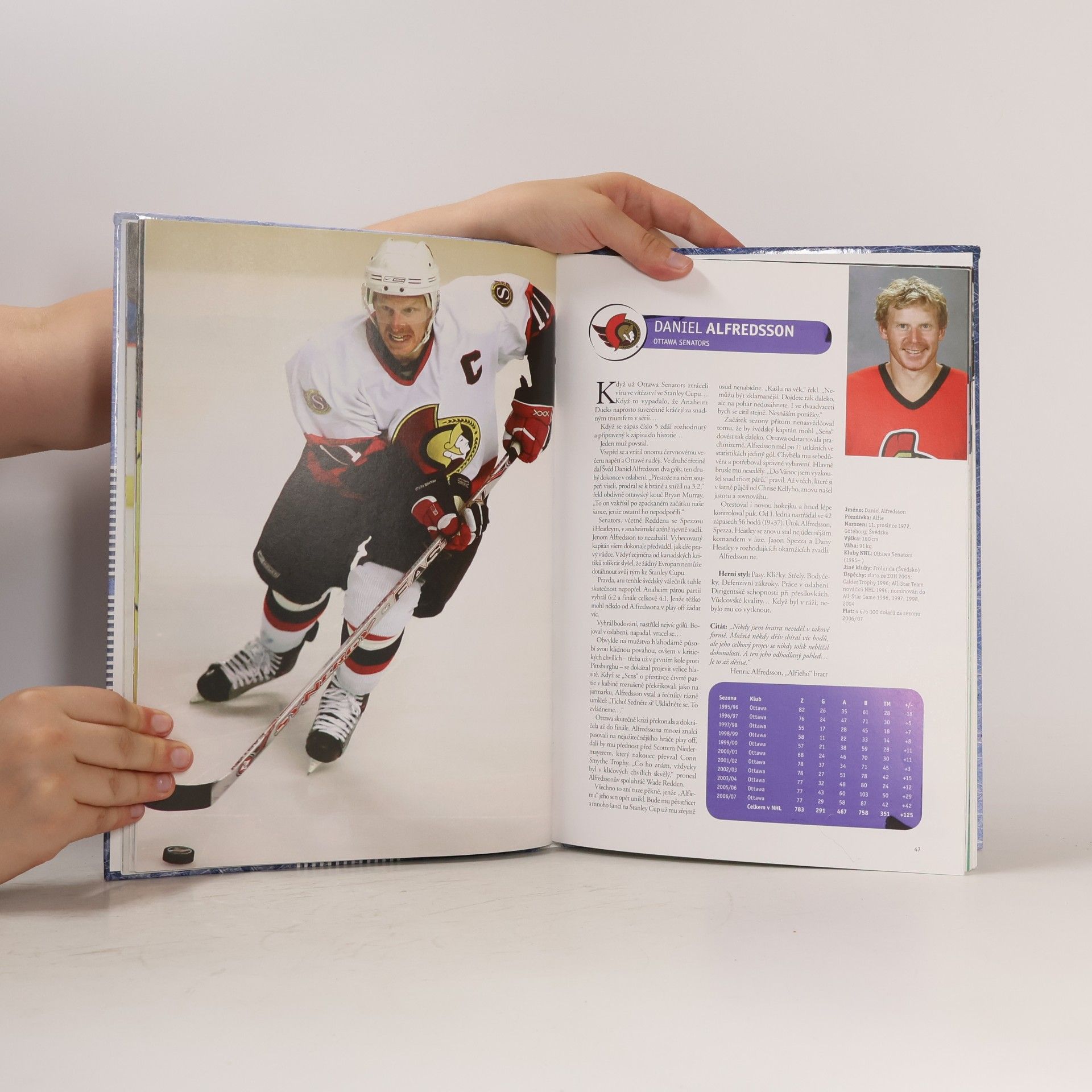 Jante Abrahamsson Hvězdy NHL 2008 + Češi a Slováci v sezoně 2006/07