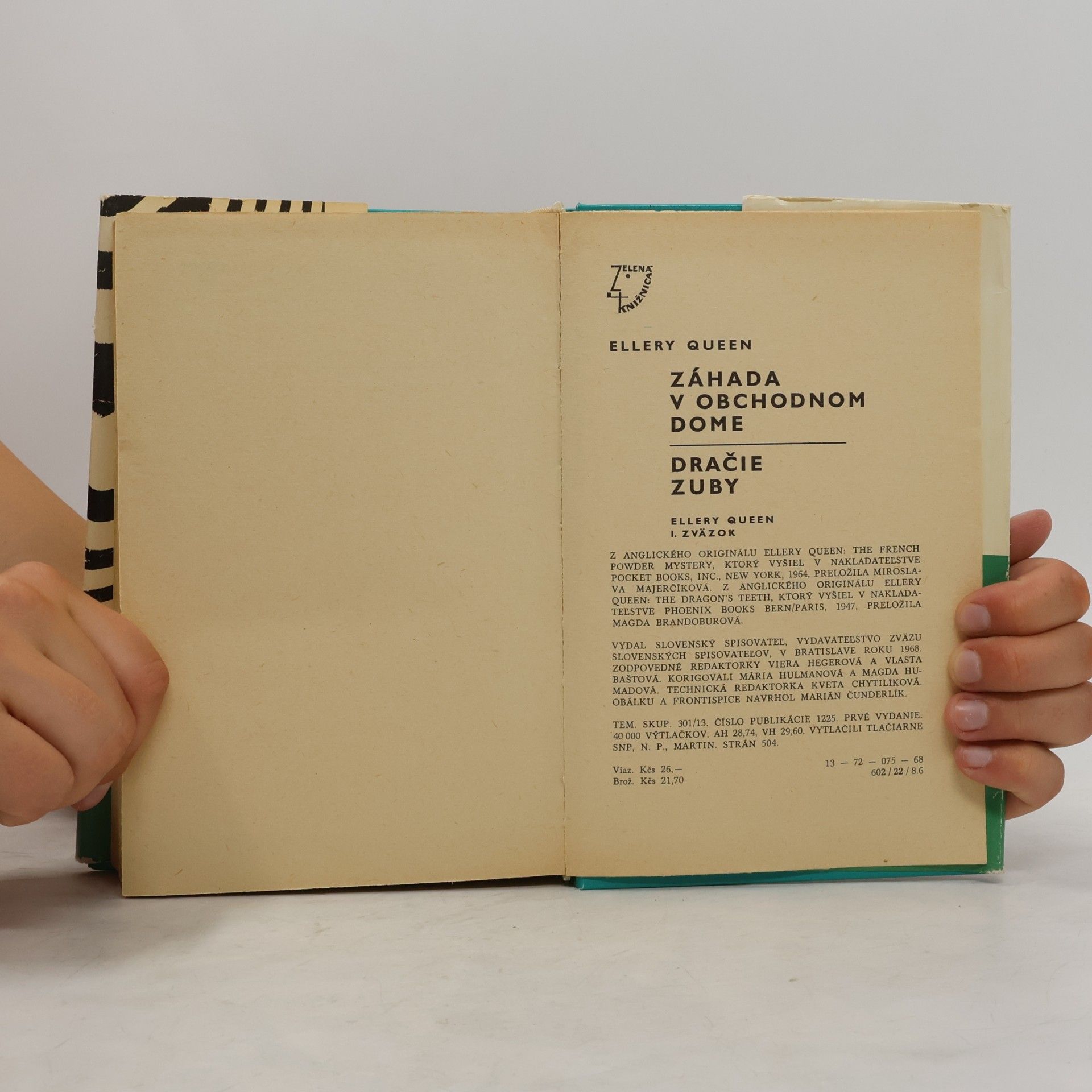 Ellery Queen Záhada v obchodnom dome. Dračie zuby