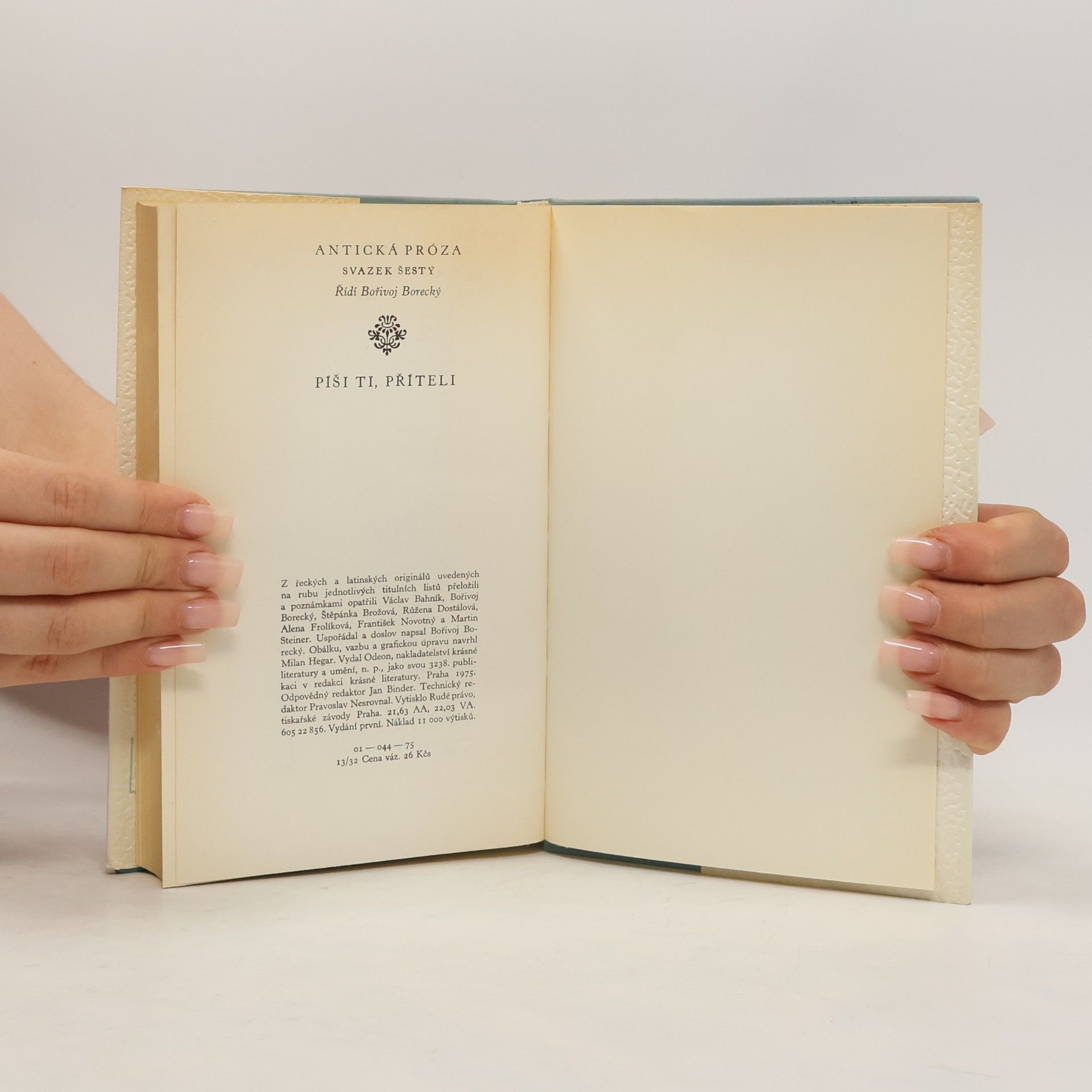 Various authors Antická próza 6. Píši ti, příteli
