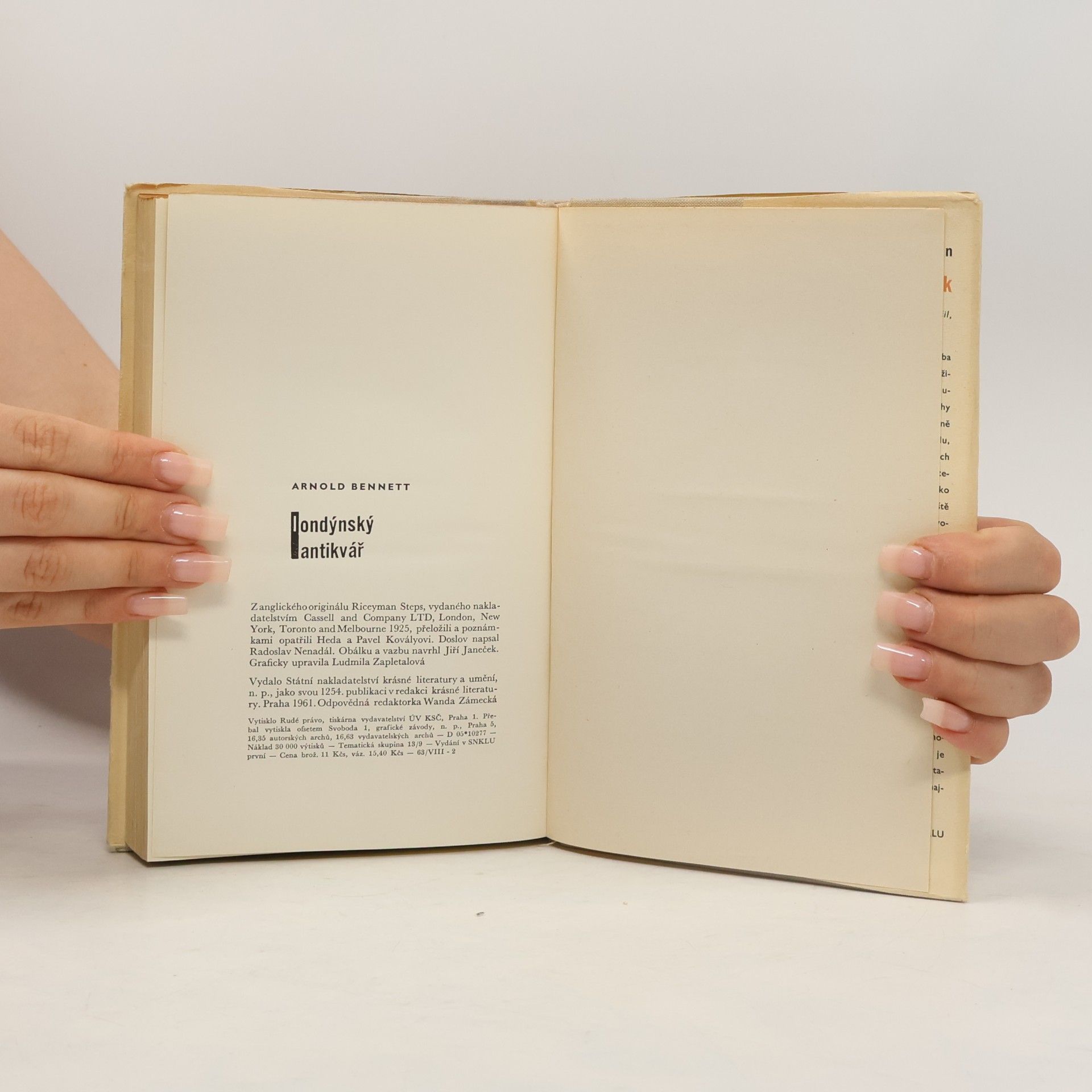 Arnold Bennett Londýnský antikvář