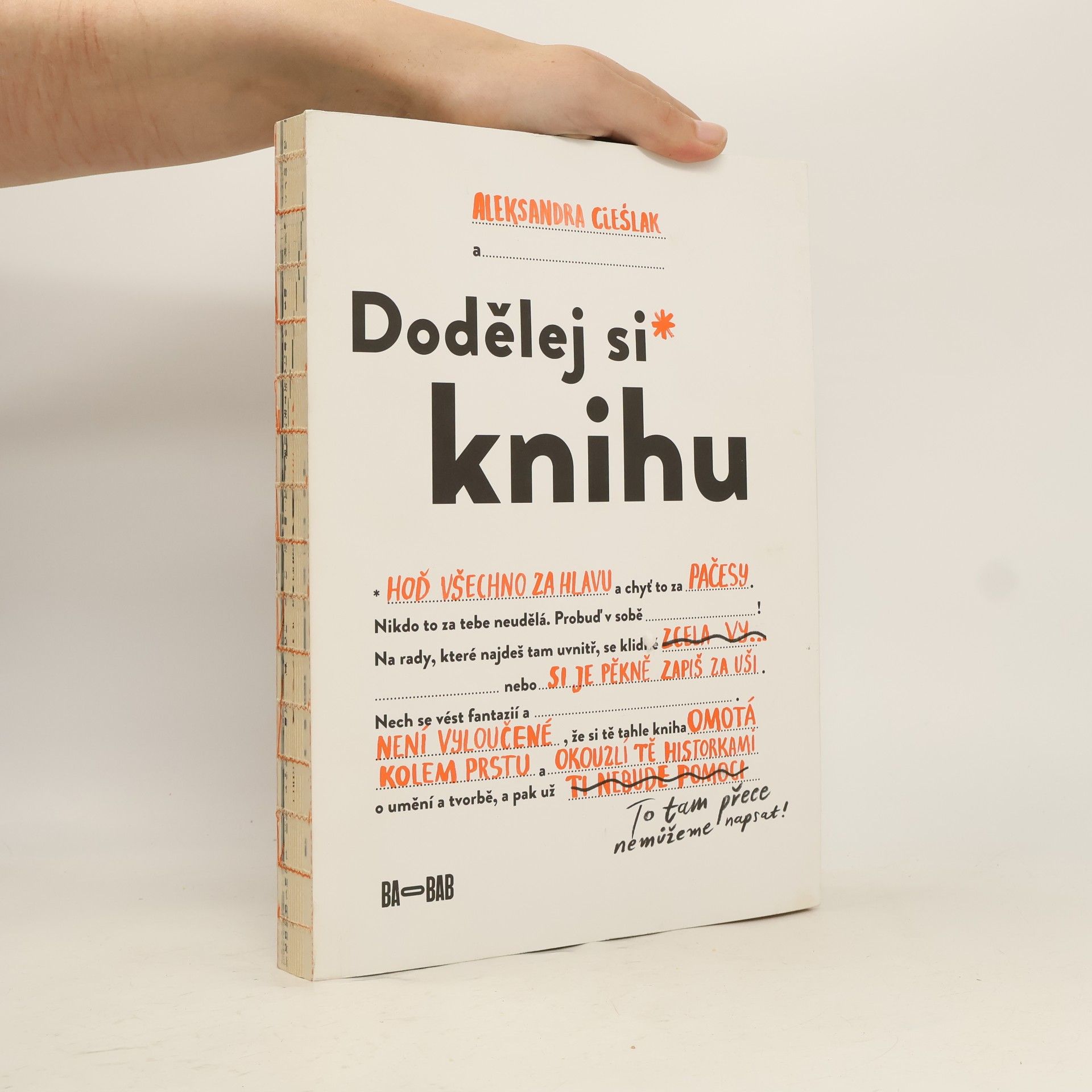Aleksandra Cieślak Dodělej si knihu