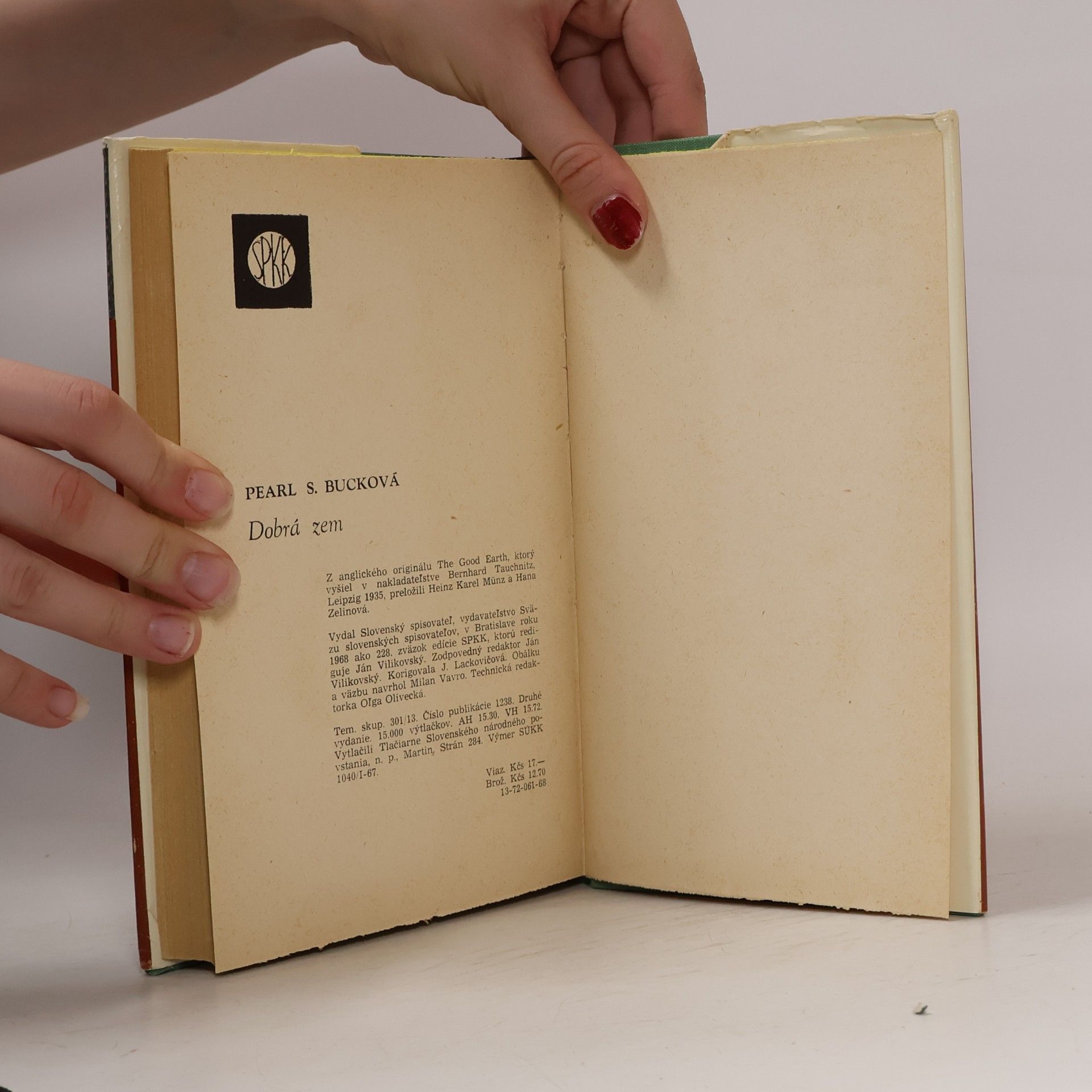 Pearl S. Buck Dobrá zem