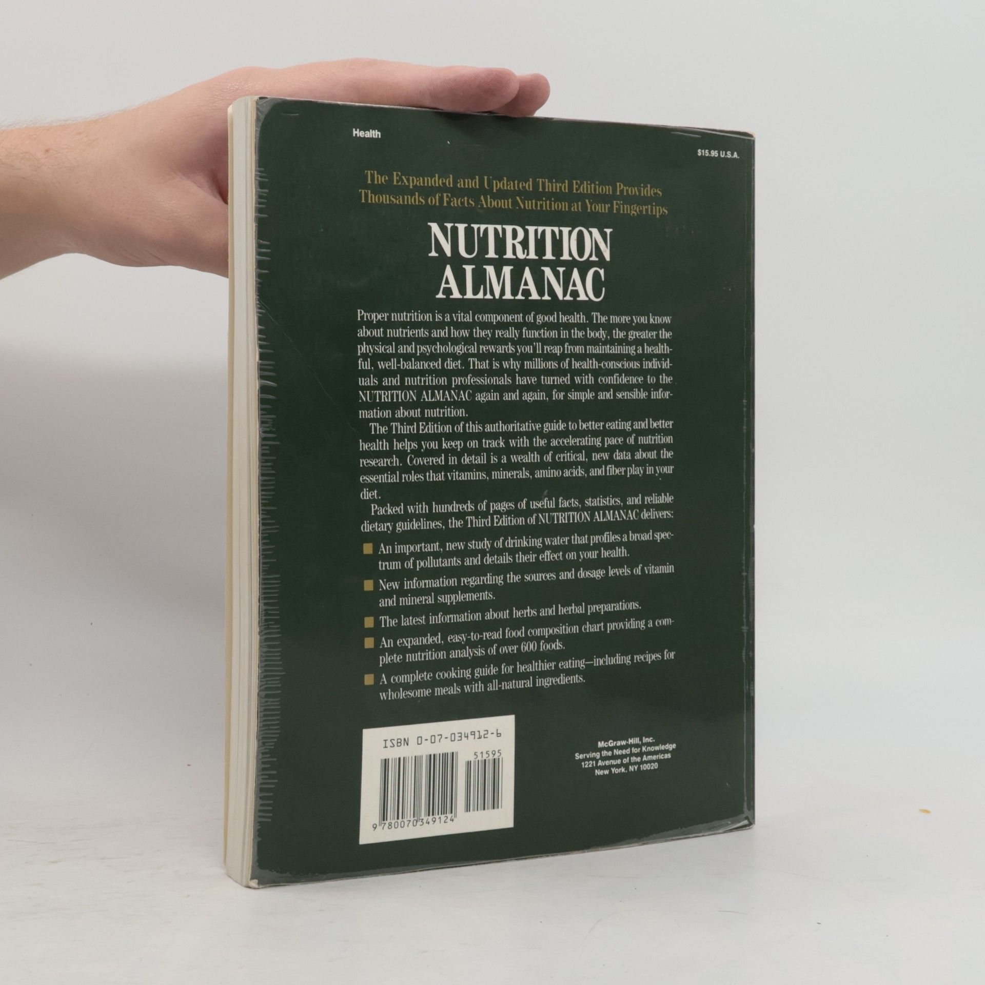 Lavon J. Dunne Nutrition almanac