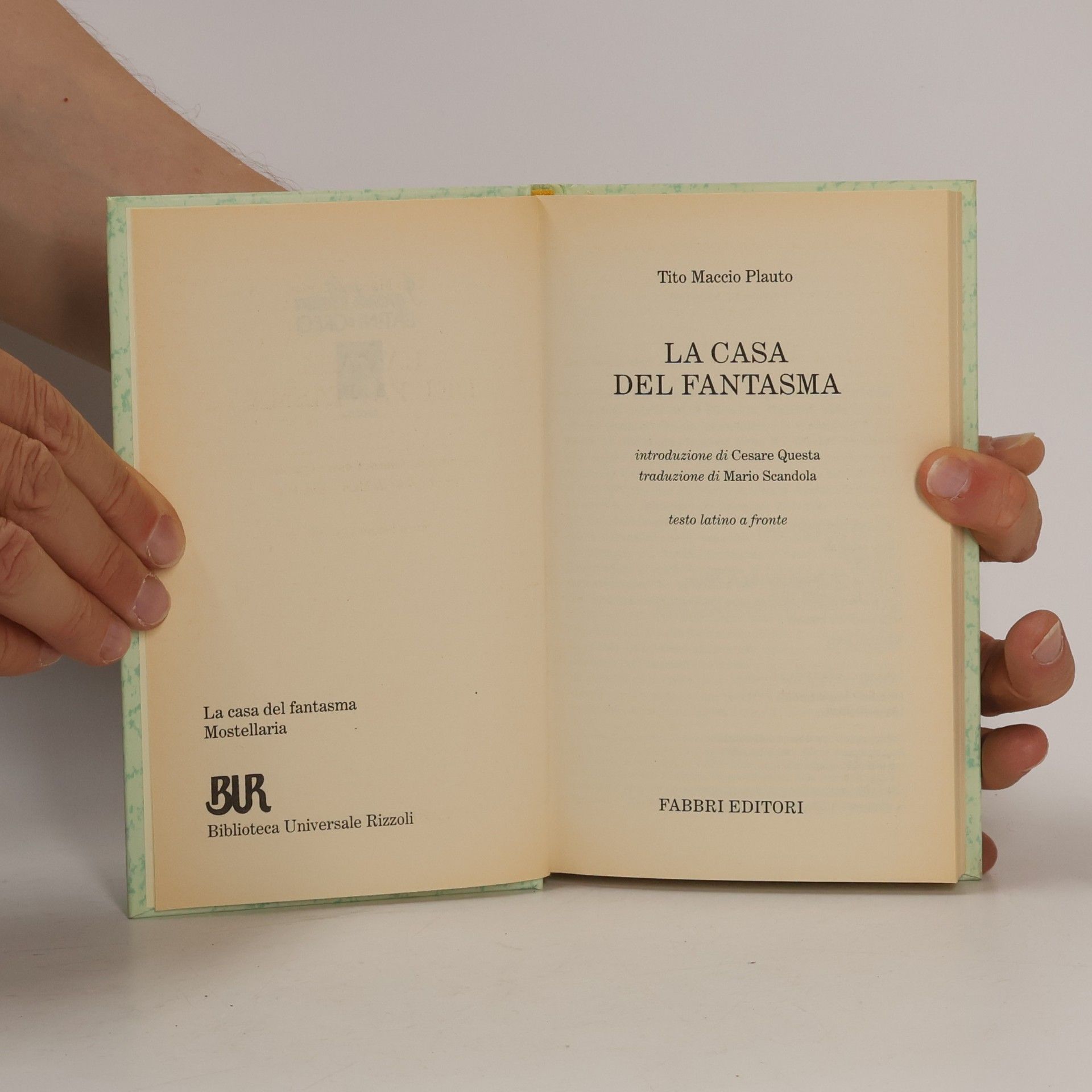 Plautus La casa del fantasma
