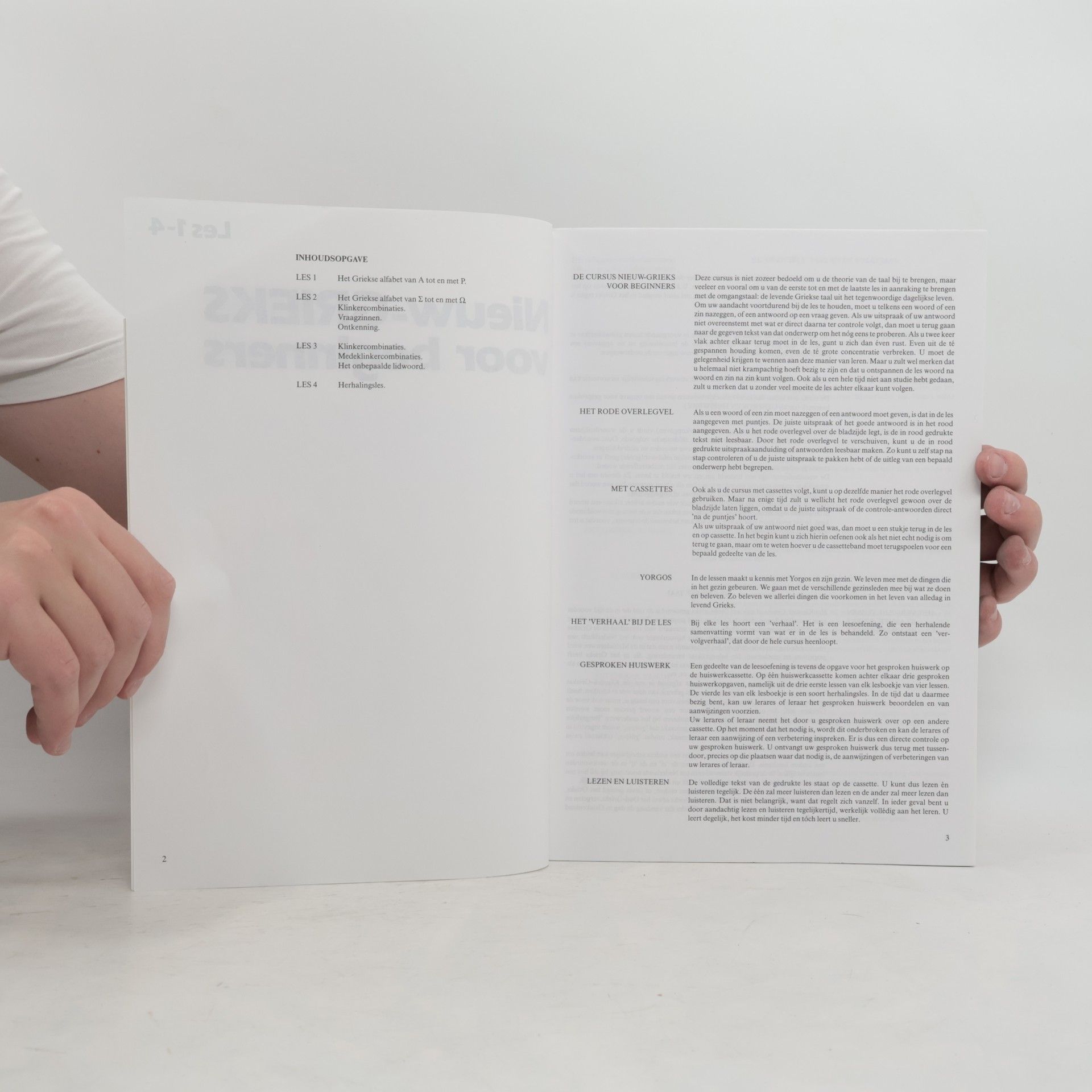 Various authors Nieuw - GRIEKS voor beginners. Les 1-4