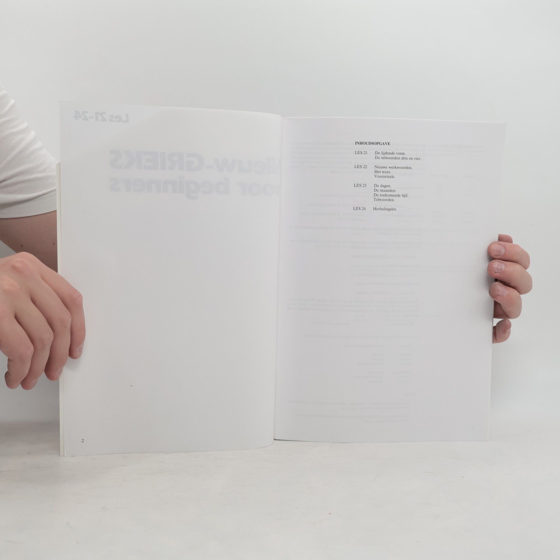 Various authors Nieuw-Grieks voor beginners. Les 21-24