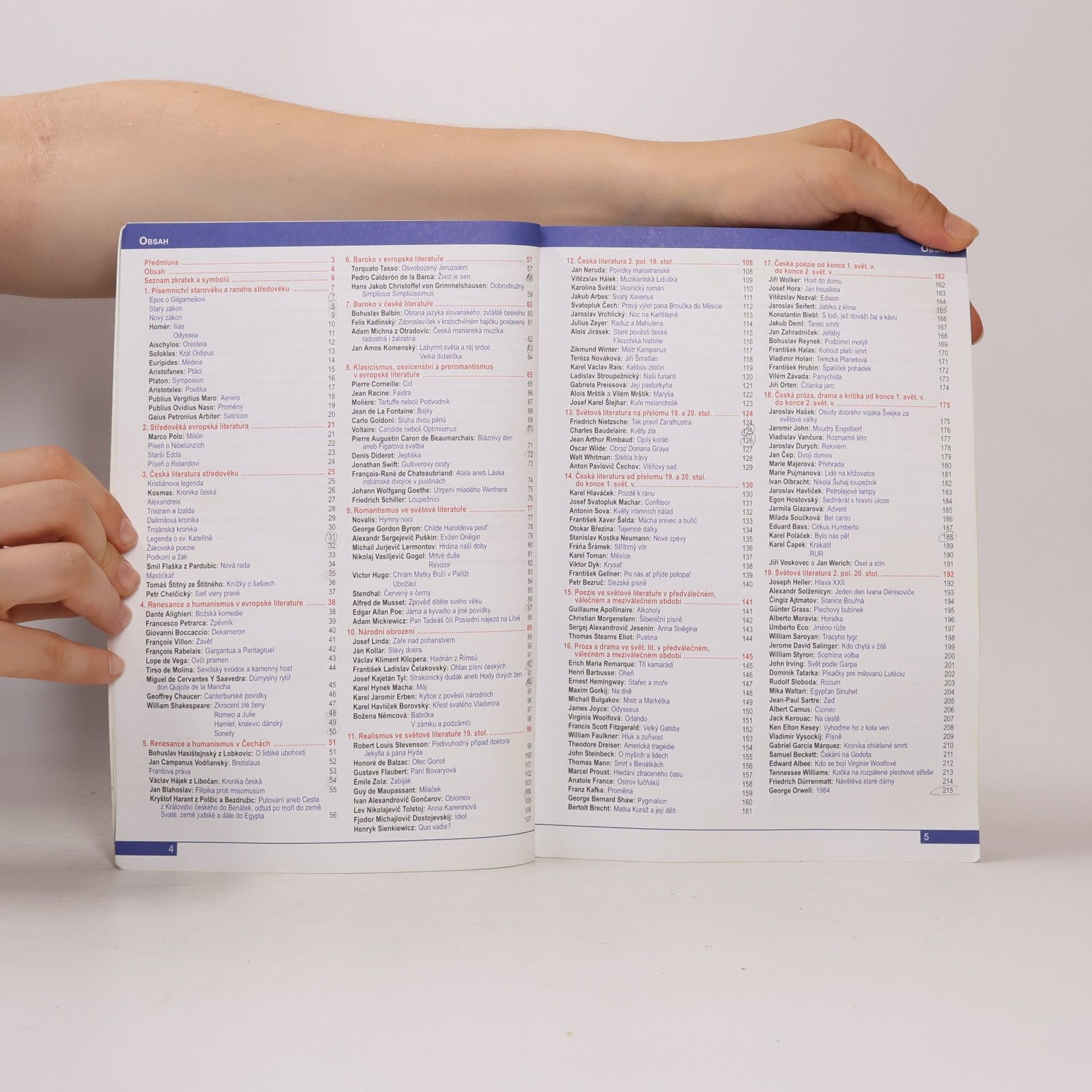 Otakar Slanař Obsahy a rozbory děl. K Literatuře - přehledu SŠ učiva