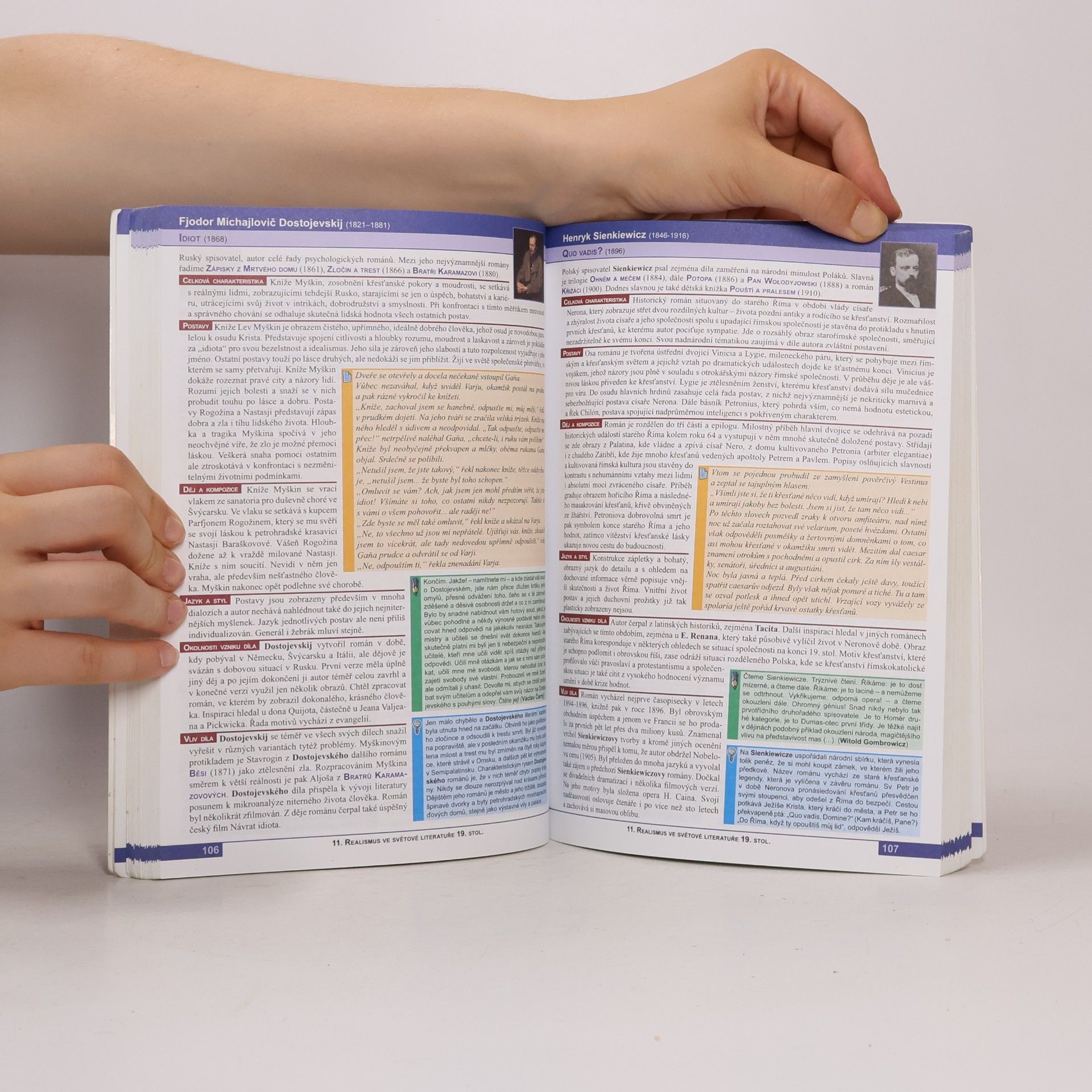 Otakar Slanař Obsahy a rozbory děl. K Literatuře - přehledu SŠ učiva