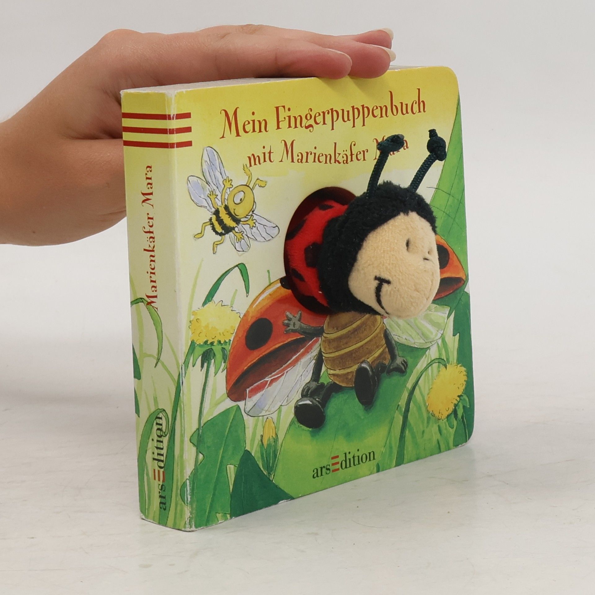 Antje Flad Mein Fingerpuppenbuch mit Marienkäfer Mara