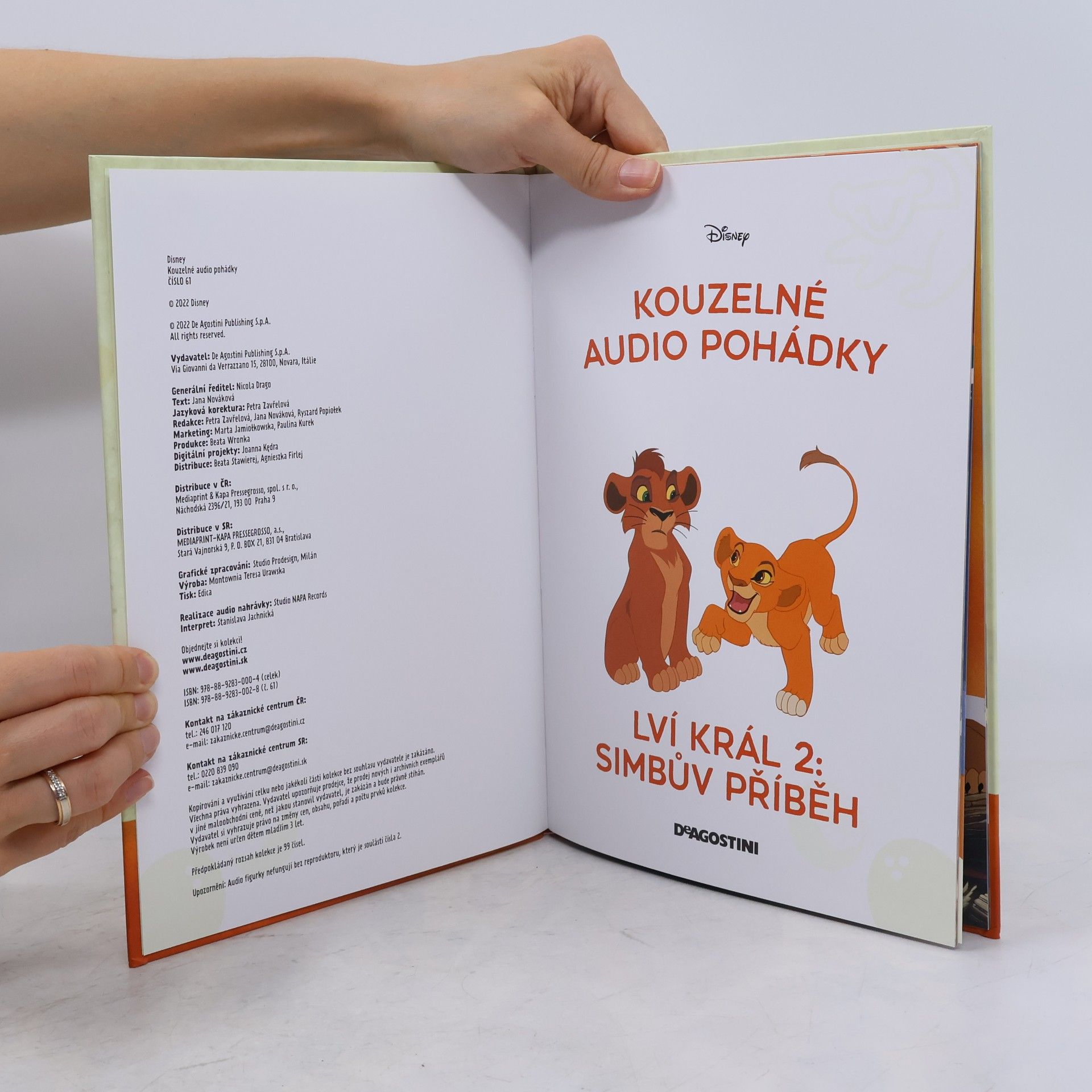 Kolektiv autorů Kouzelné audio pohádky. Lví král 2 - Simbův příběh