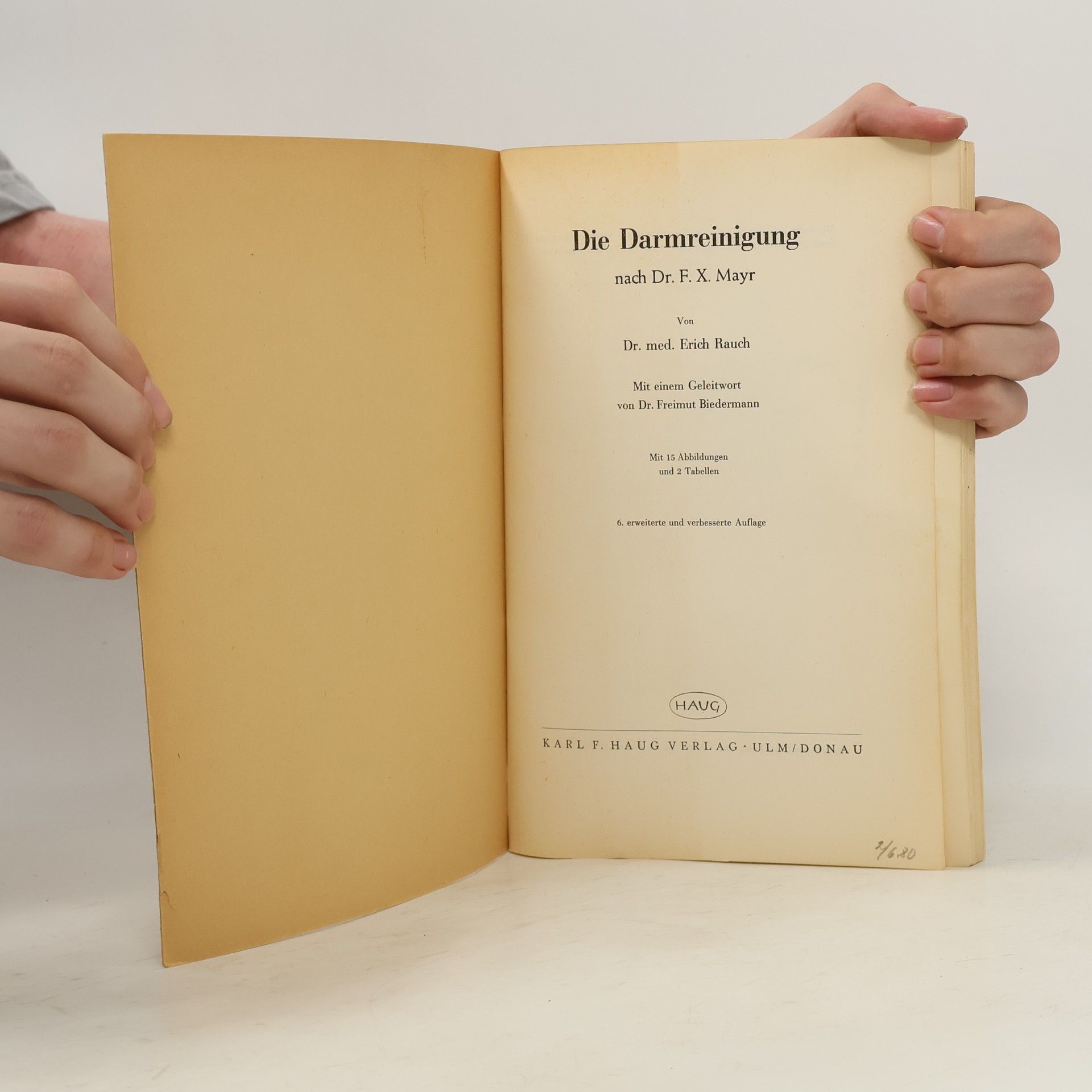 Erich Rauch Die Darmreinigung nach Dr. F. X. Mayr