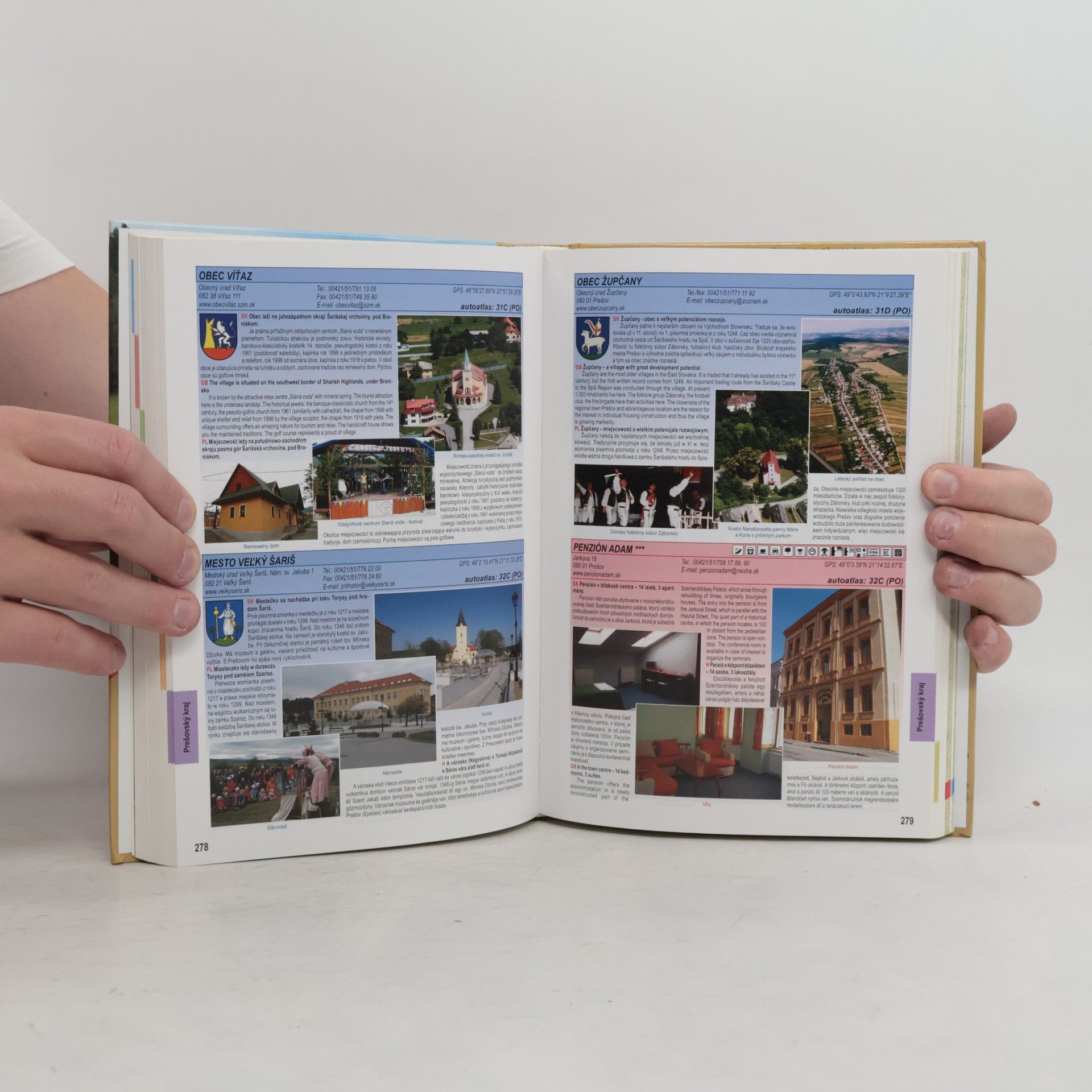 Collectif d'auteurs Slovenská republika. Cestovný informátor. Cyklo & autoatlas 2011