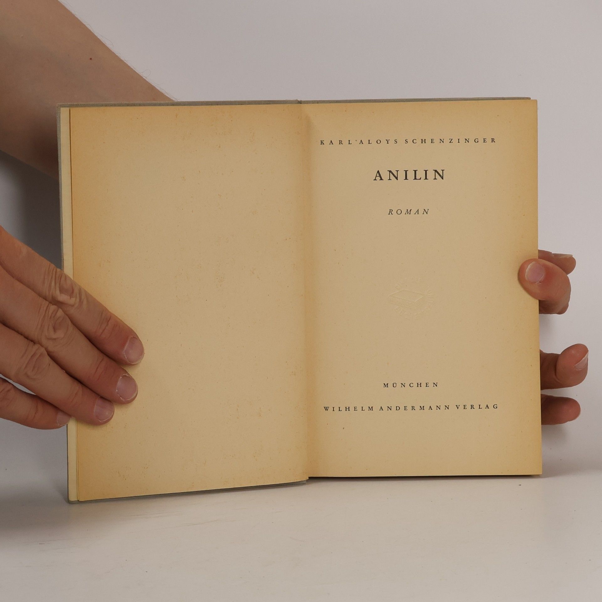 Karl Aloys Schenzinger Anilin