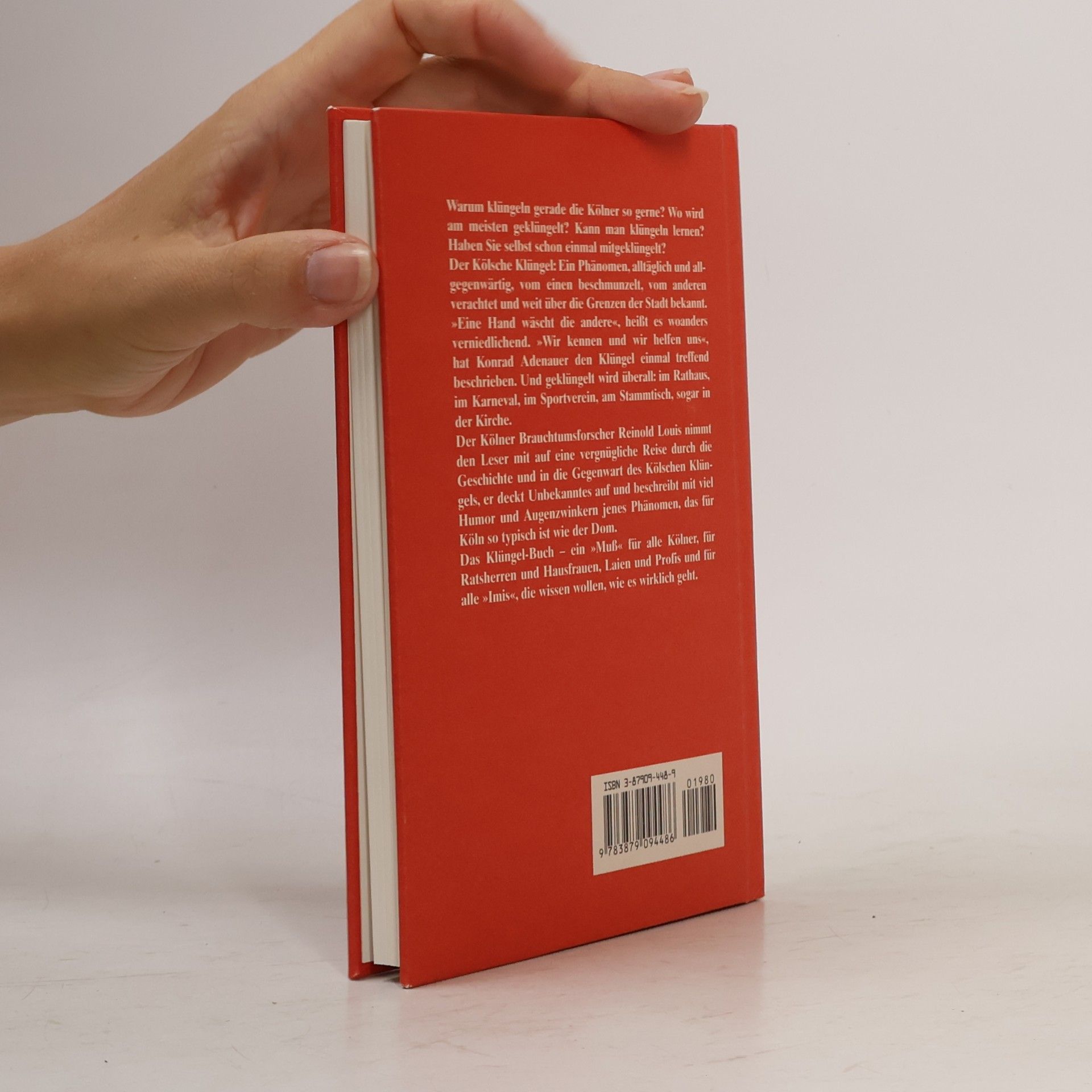 Reinold Louis Das kleine Buch vom Kölschen Klüngel