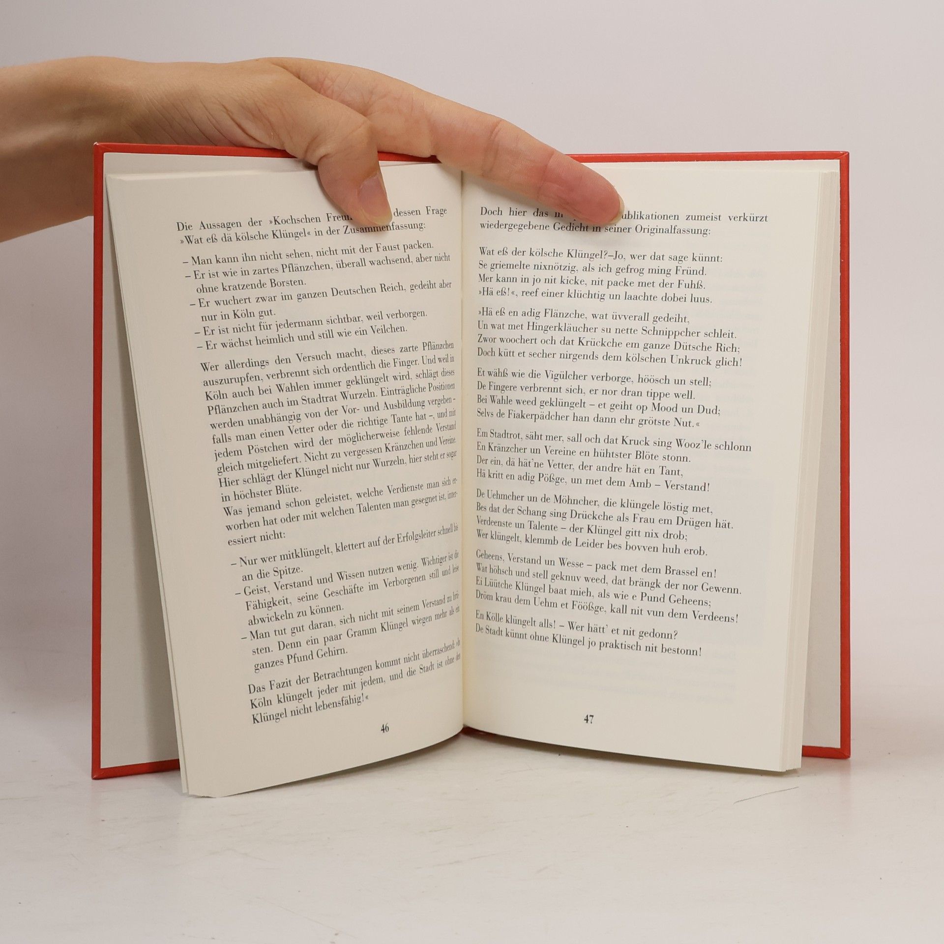 Reinold Louis Das kleine Buch vom Kölschen Klüngel